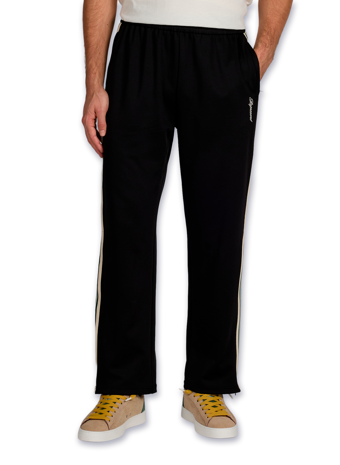 Tracksuit pants with stripes REPRESENT Black