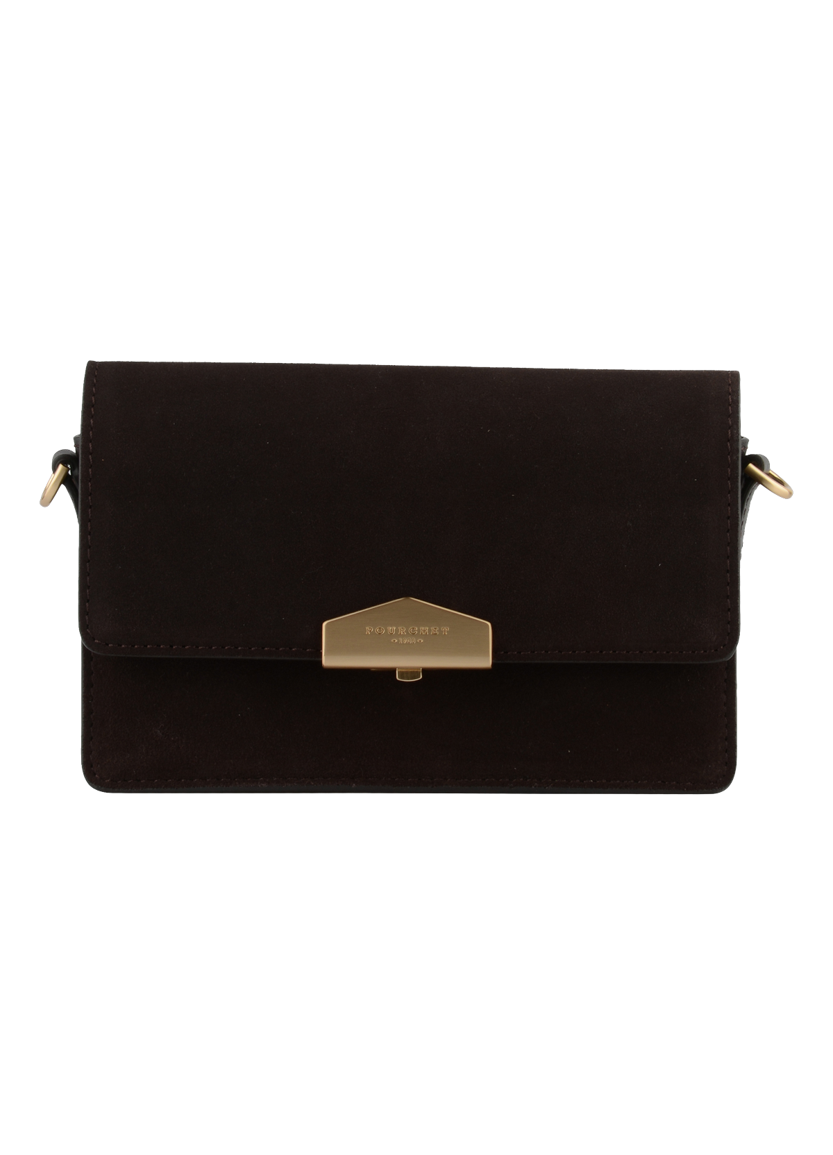 Anjou daim | porté épaule pm  Marron