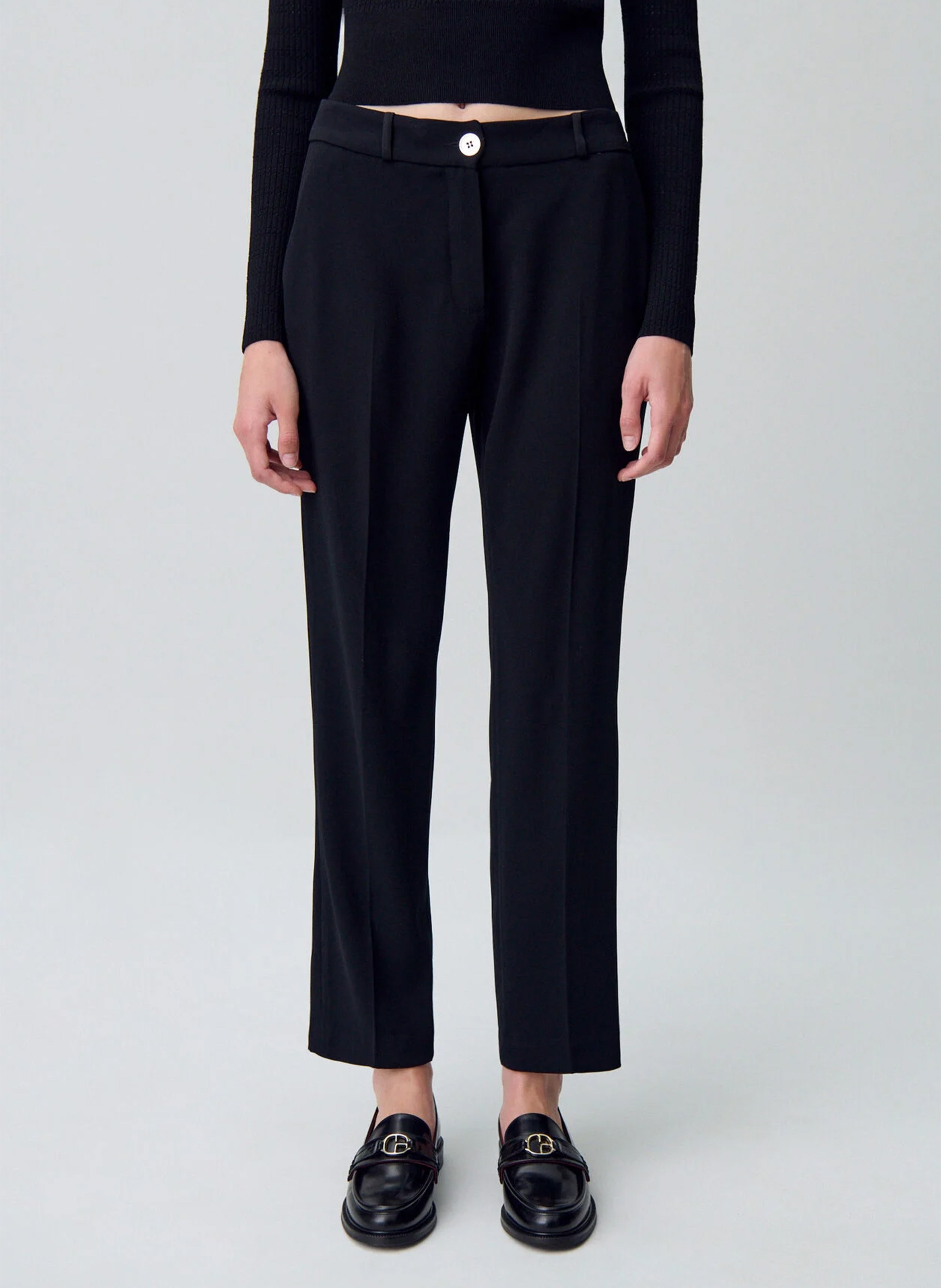 Pantalon droit CLAUDIE PIERLOT Noir