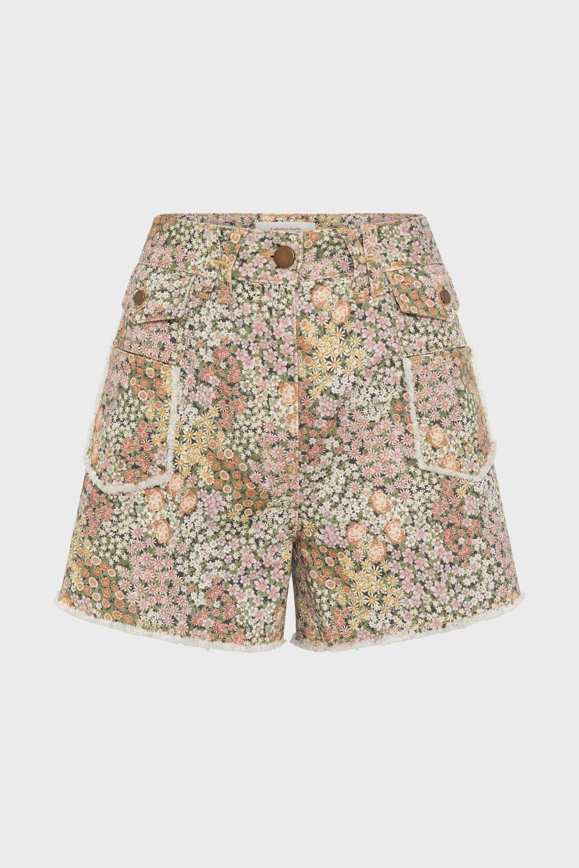 Short en denim à fleurs - farel GERARD DAREL Rose