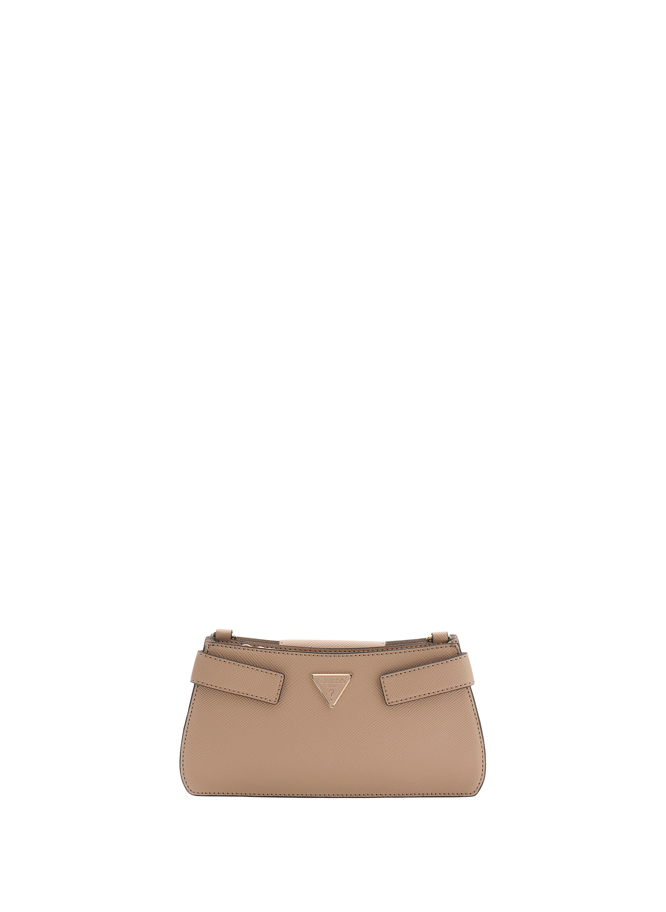 Mini sac bandoulière Serenova Saffiano  Pale mocha