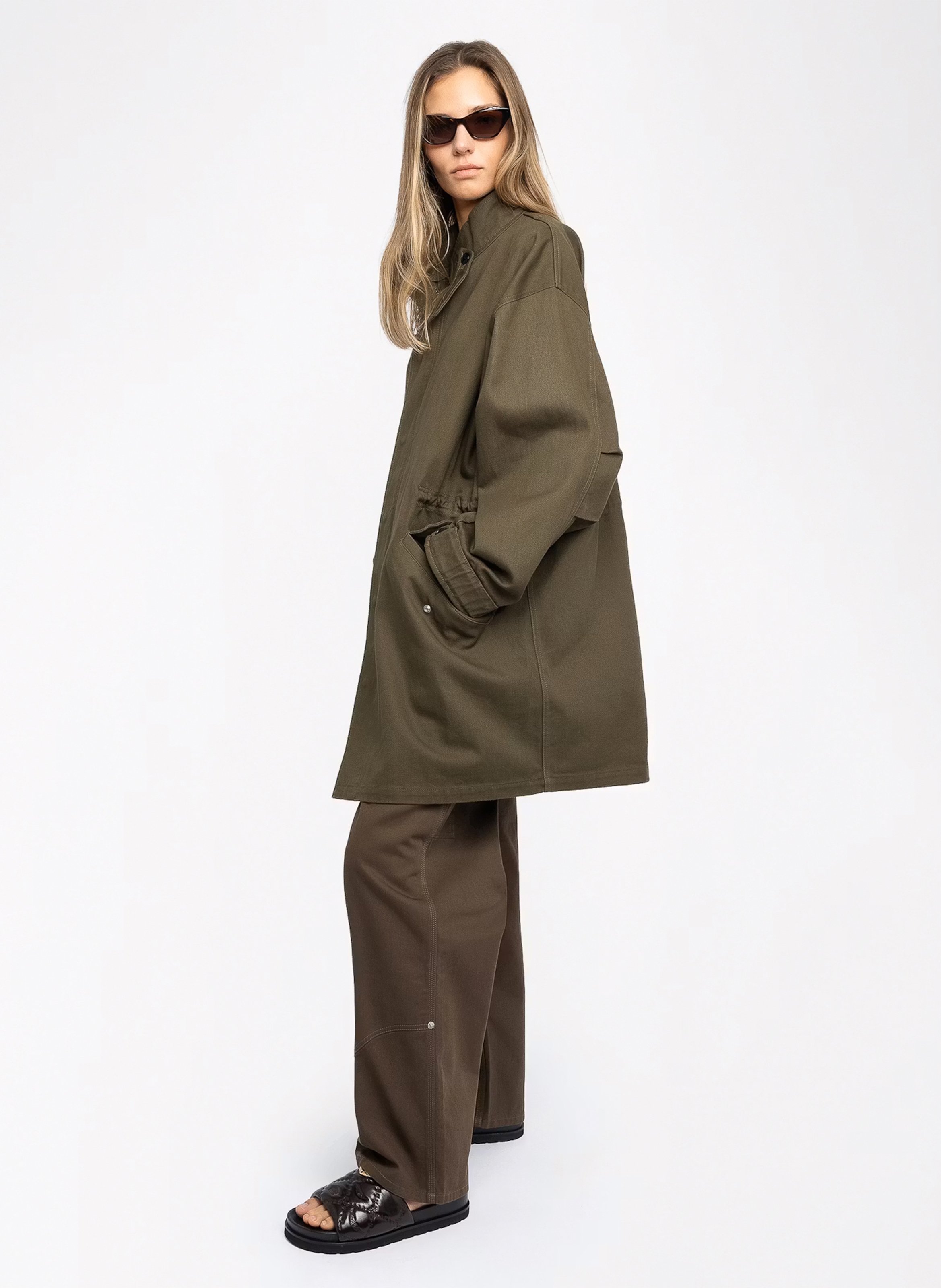 Mules en cuir teddy ZADIG&VOLTAIRE Marron