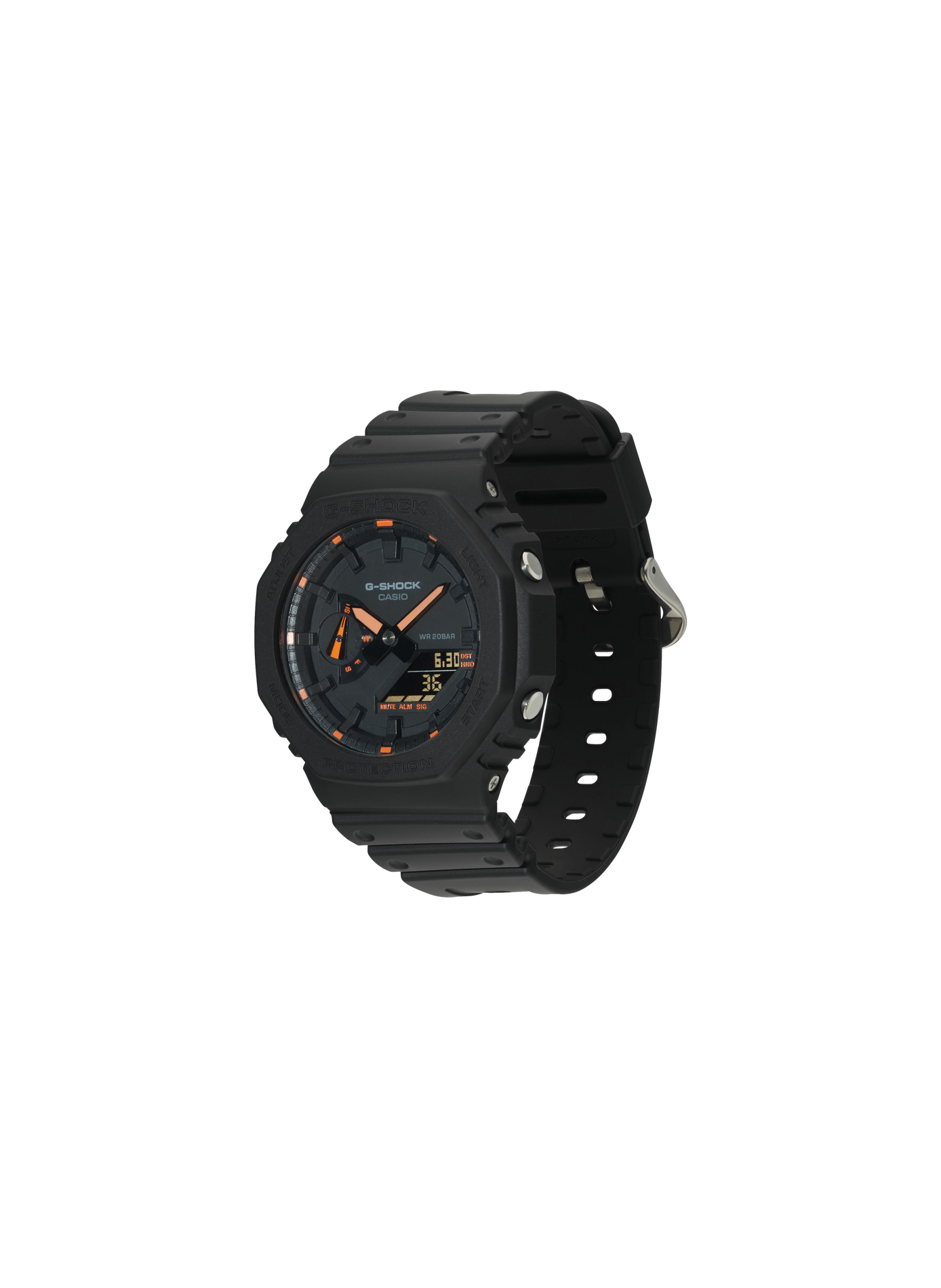 Montre chrono en résine CASIO Noir