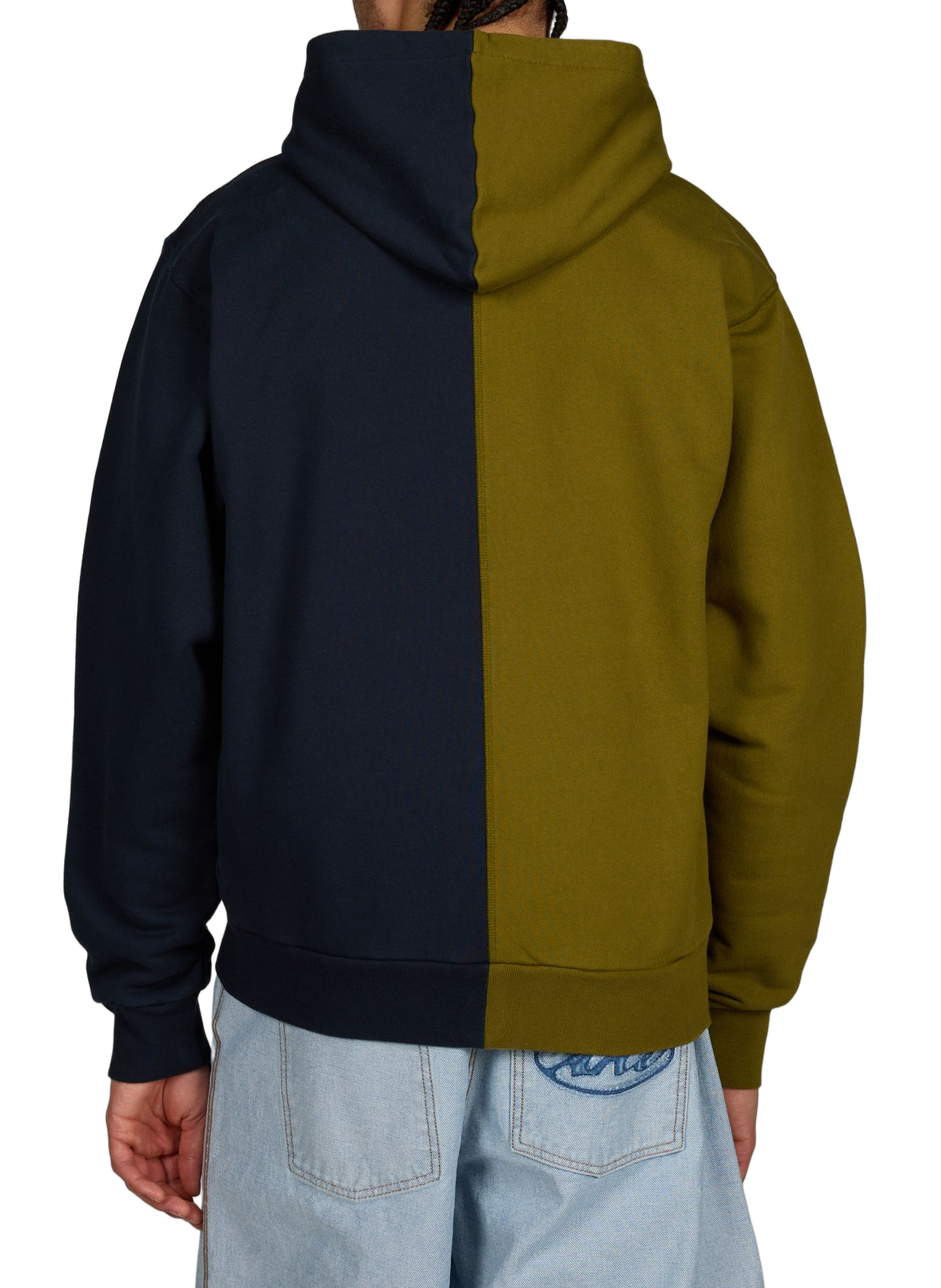 Sweat zippé à capuche en coton ARTE ANTWERP Bleu