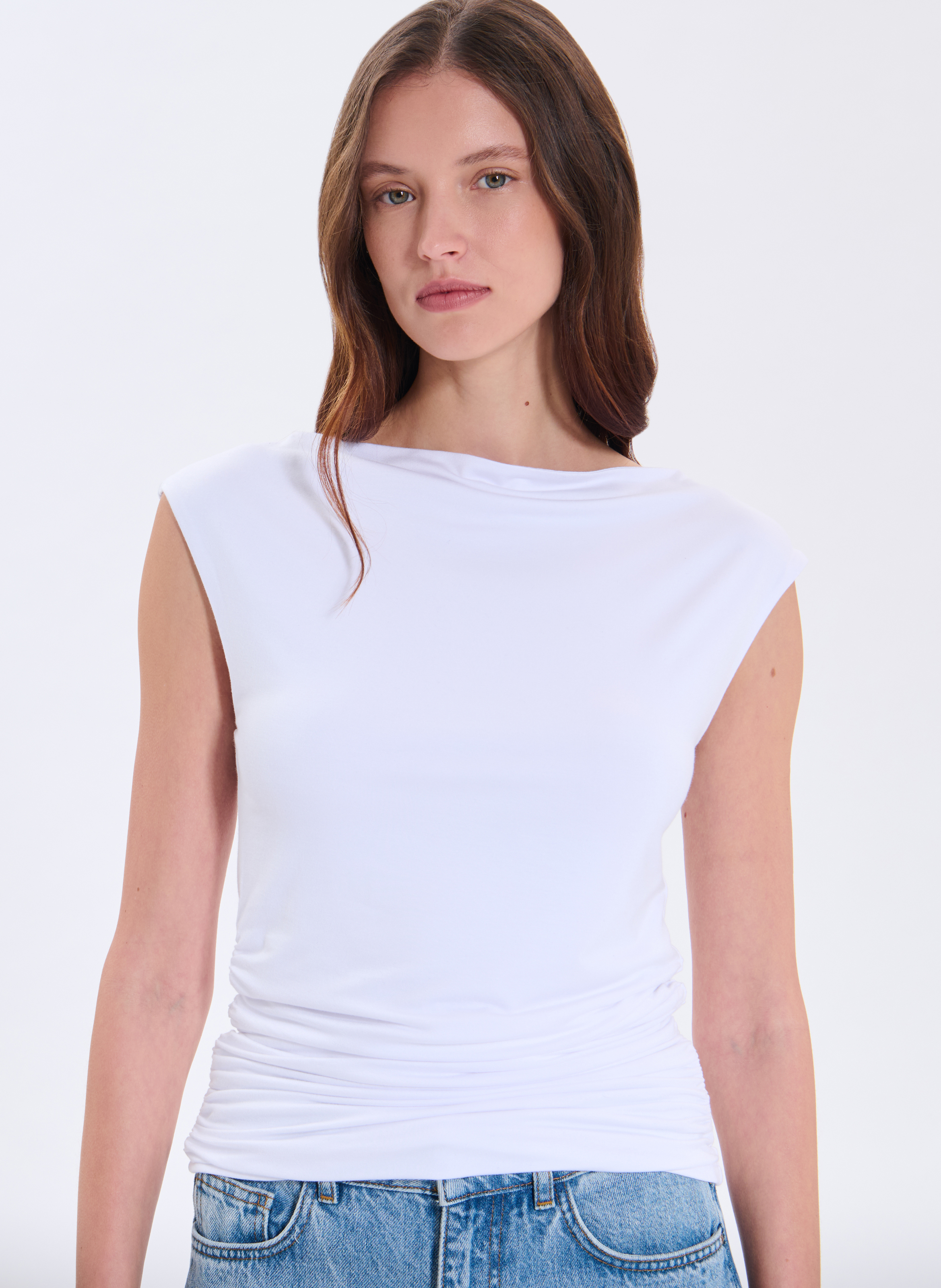 Top  teodora ZAPA Blanc