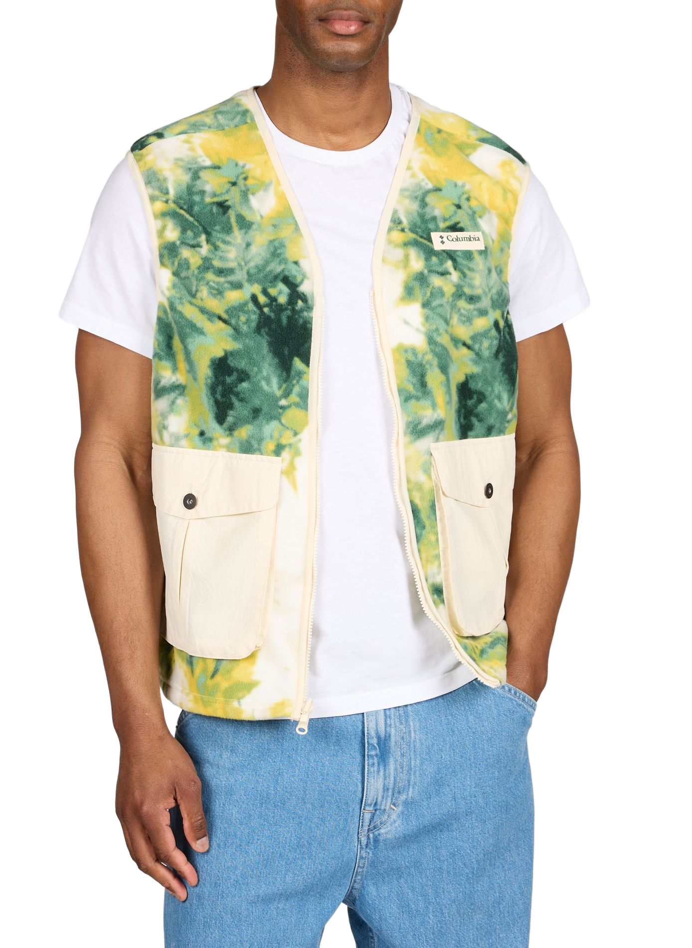 Veste denim Acker Rock à col contrastant COLUMBIA Bleu