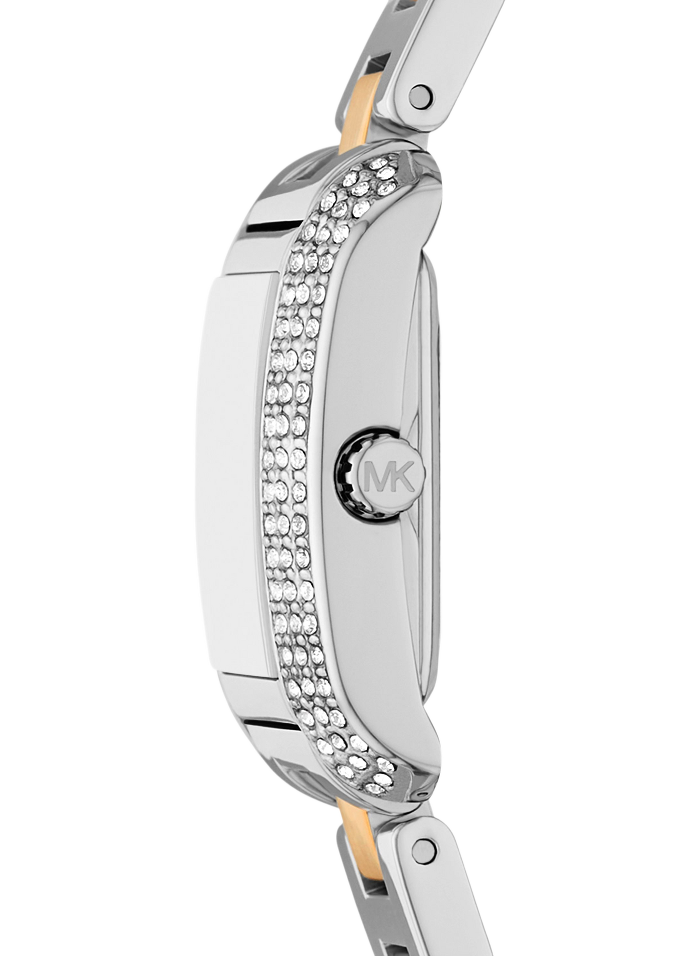 Montre quartz Petite Emery en acier inoxydable MICHAEL KORS MONTRES Blanc