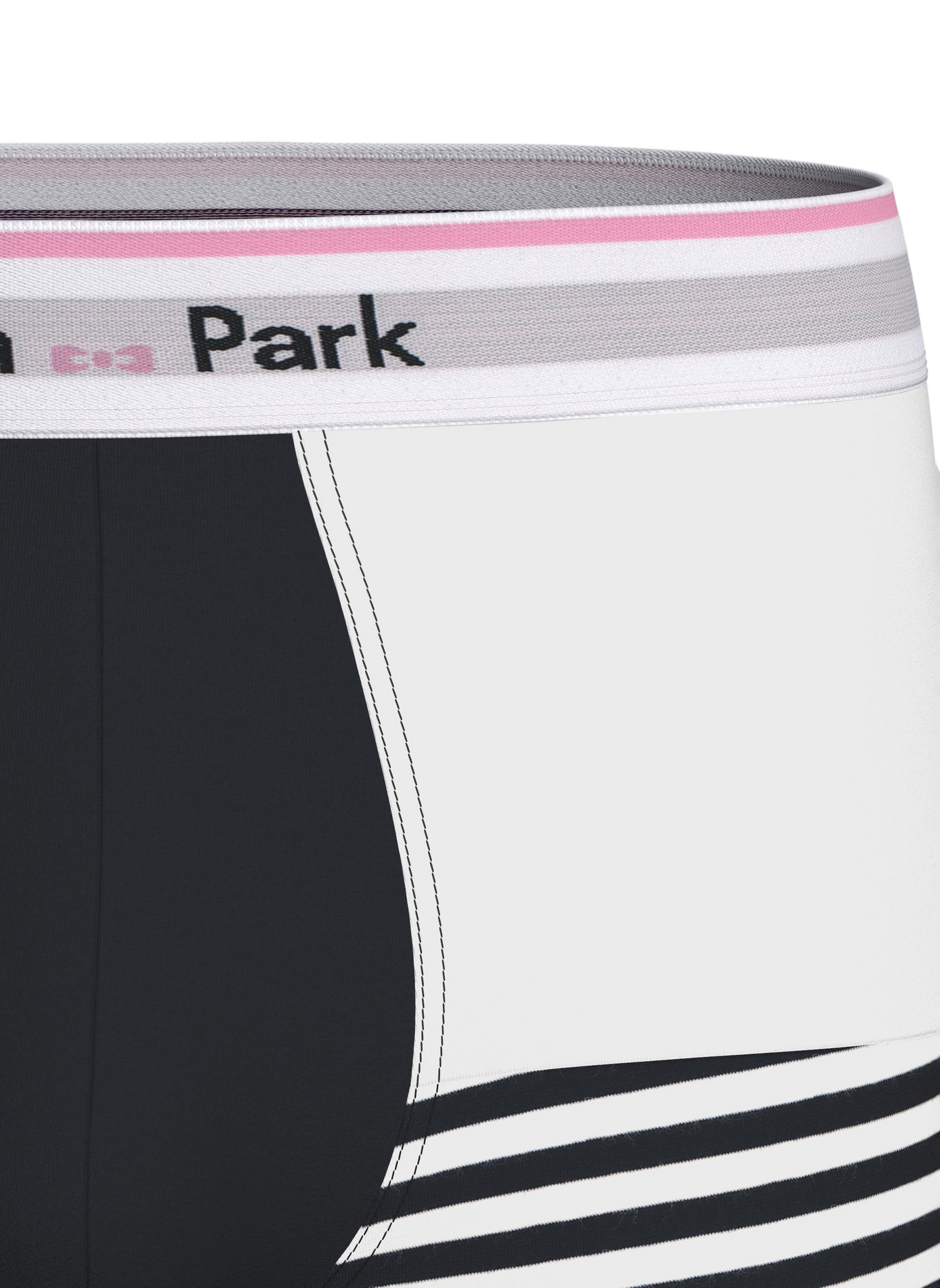 Colorblock stretch cotton jersey boxer EDEN PARK Multicolour