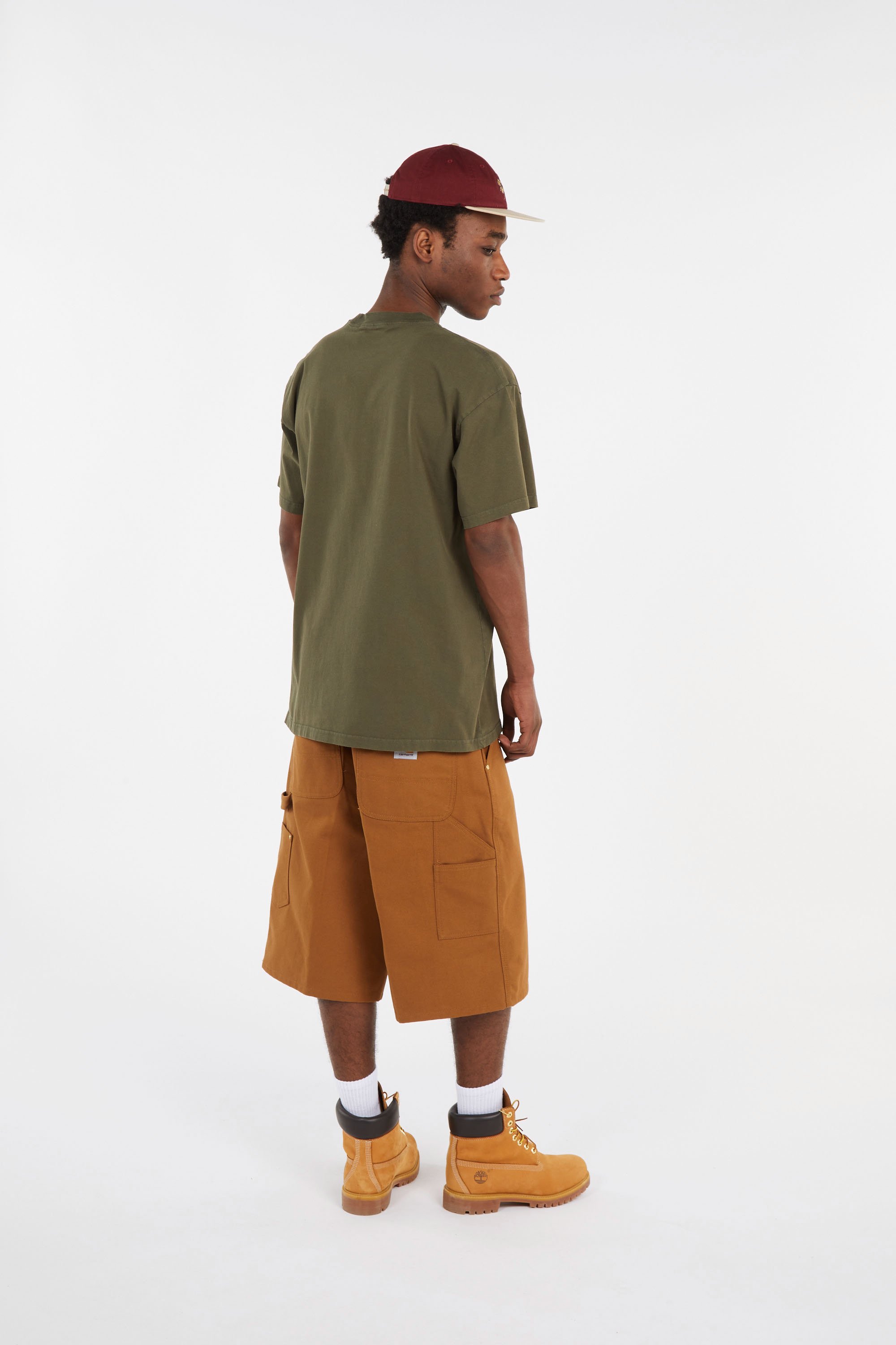 Short og single knee short CARHARTT WIP Marron