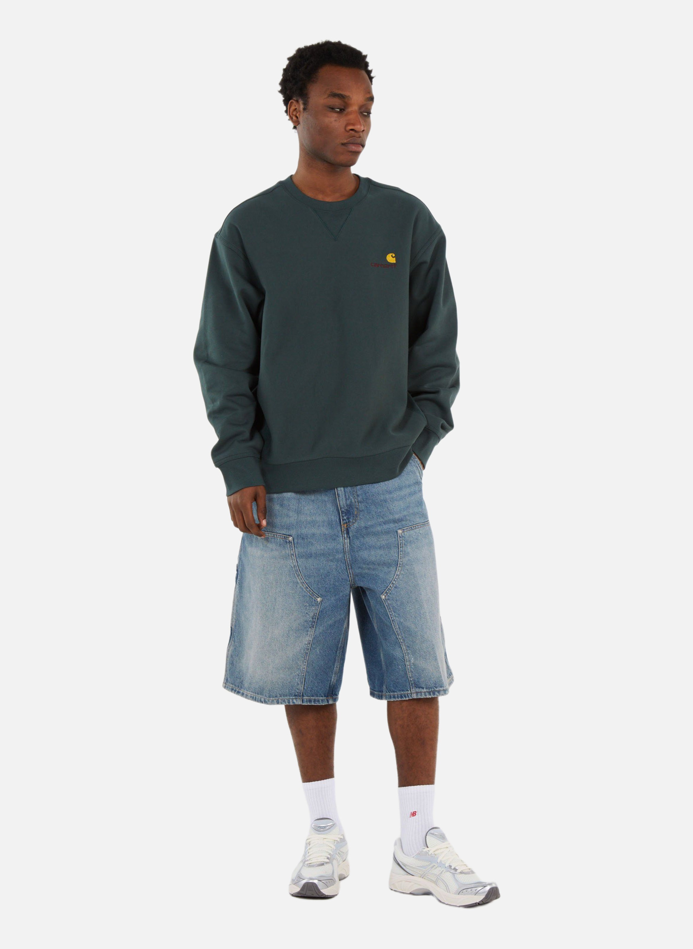 Sweatshirt american script CARHARTT WIP Vert
