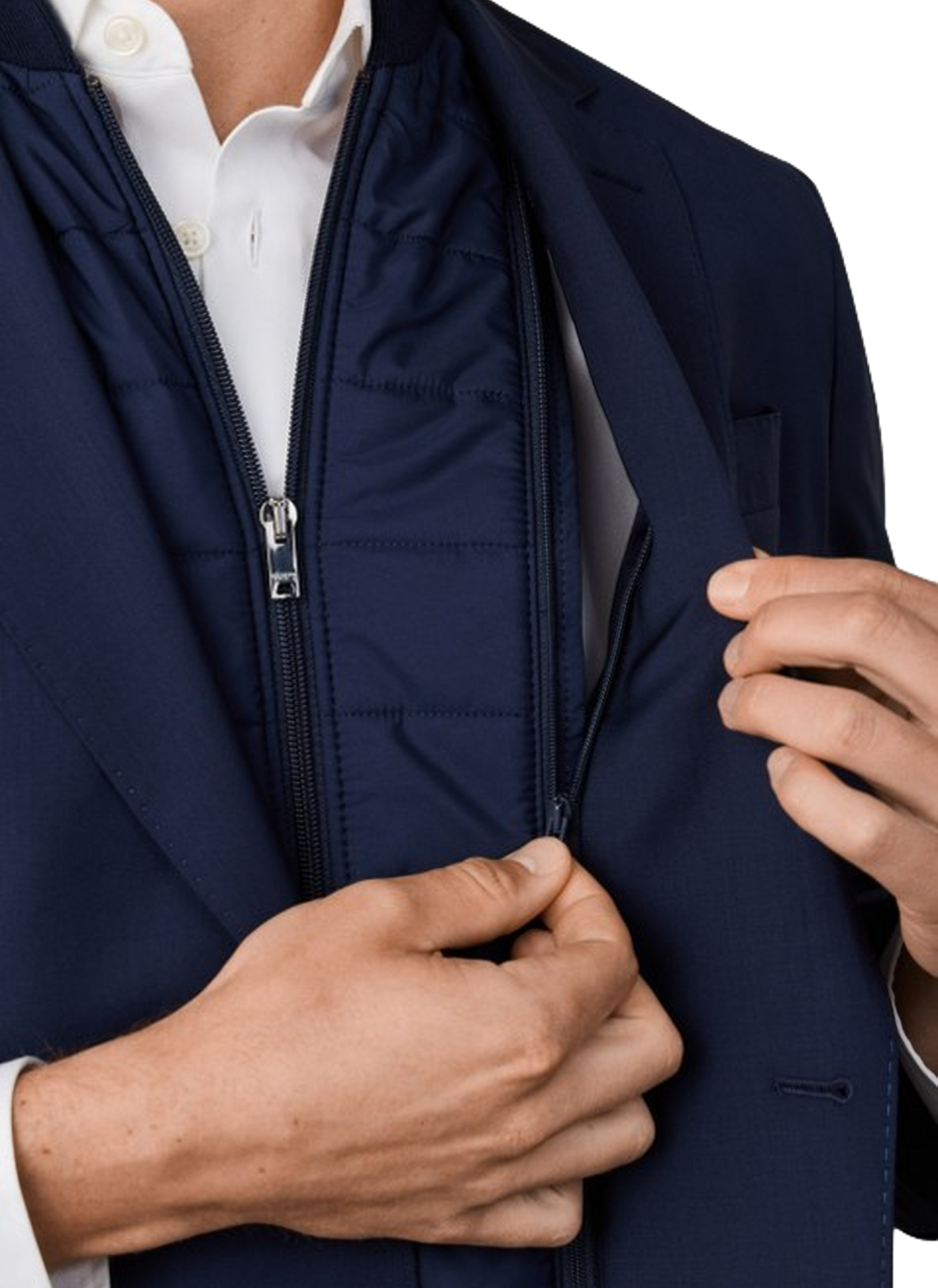 Blazer à doublure en laine HACKETT Bleu