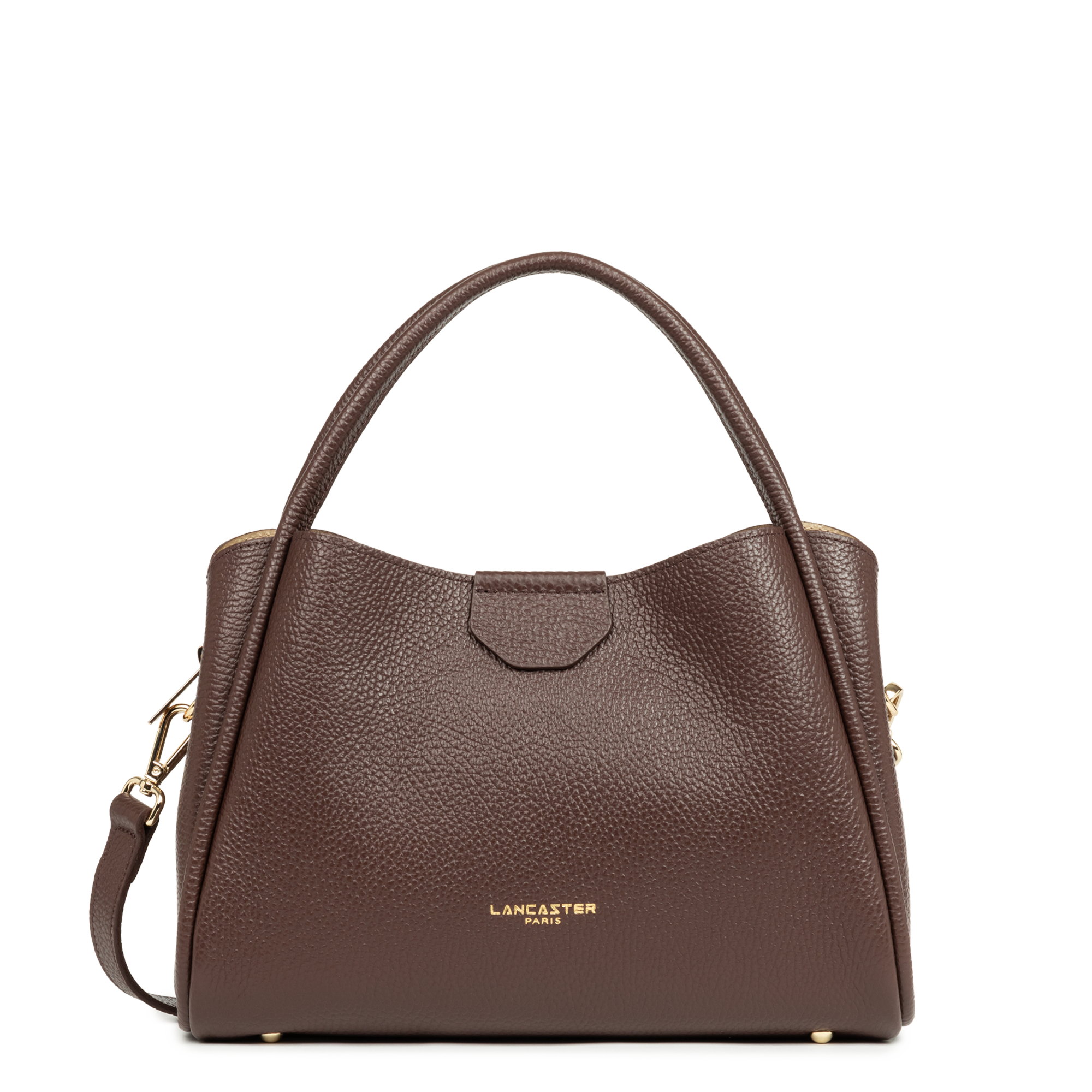 Sac à main - ida double  Marron - in - or pâle