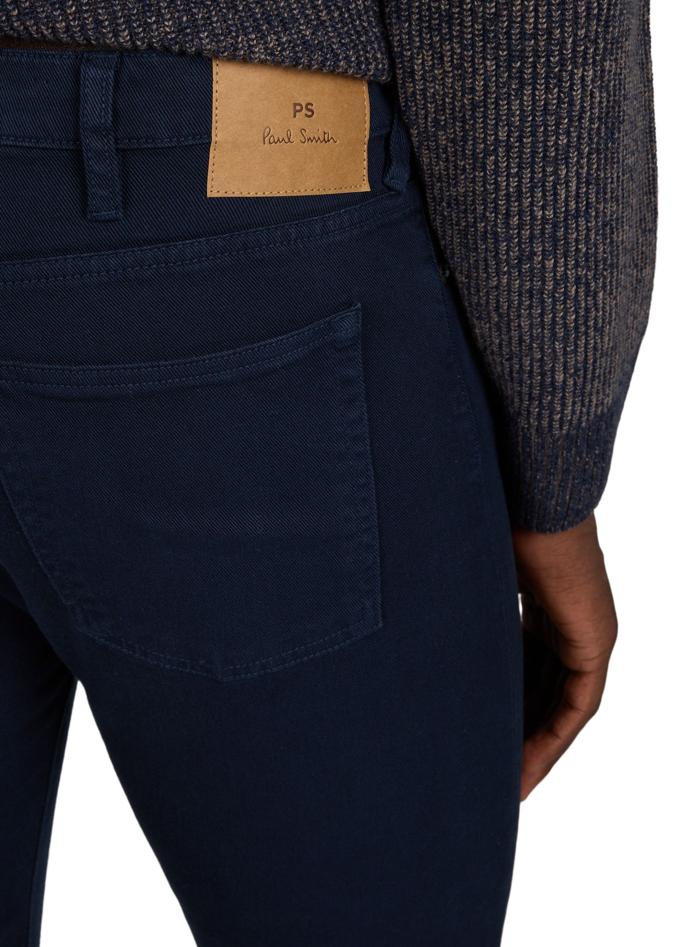 Jeans slim brut en coton mélangé PAUL SMITH Bleu