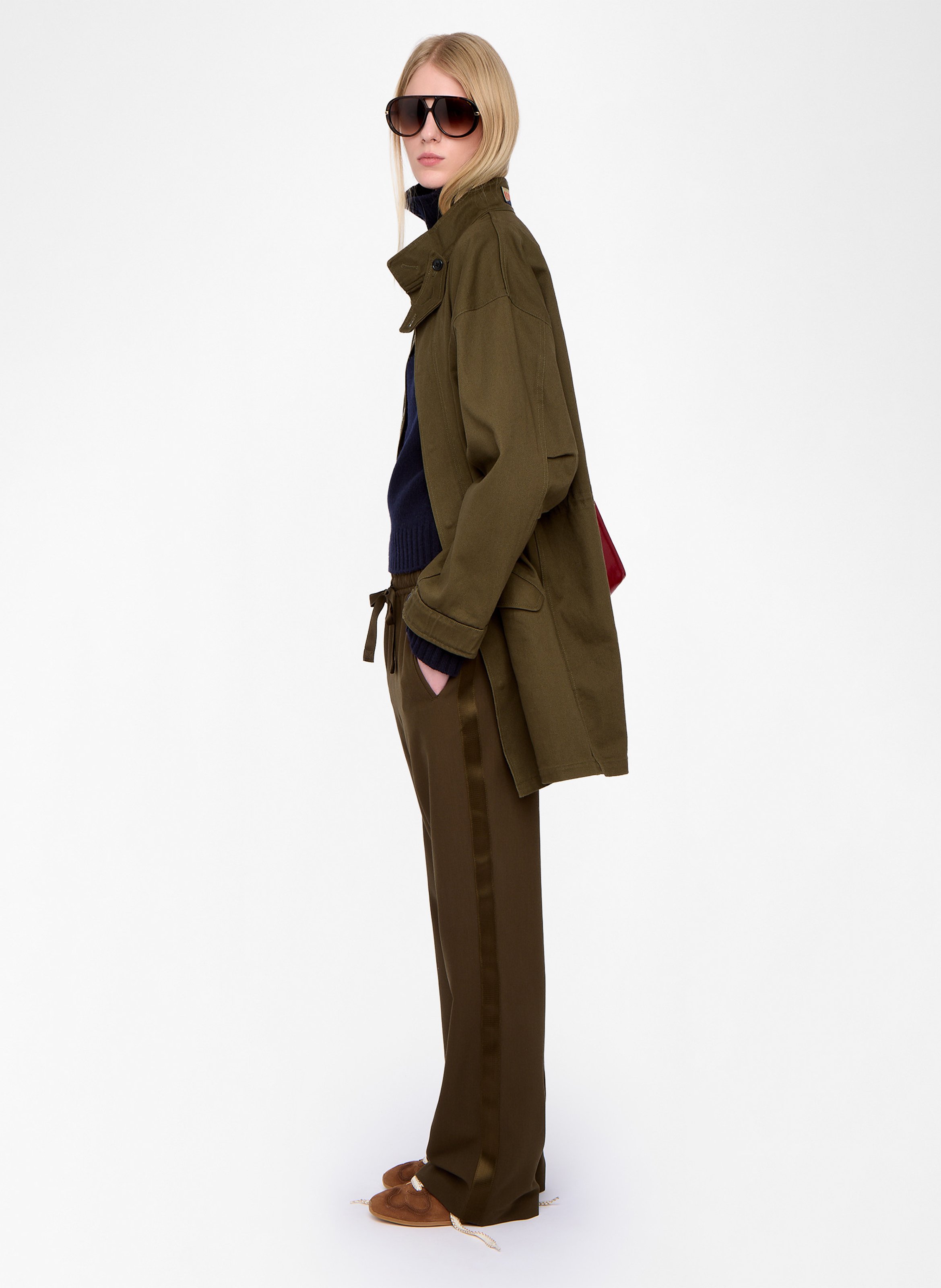 Pantalon droit poma ZADIG&VOLTAIRE Vert