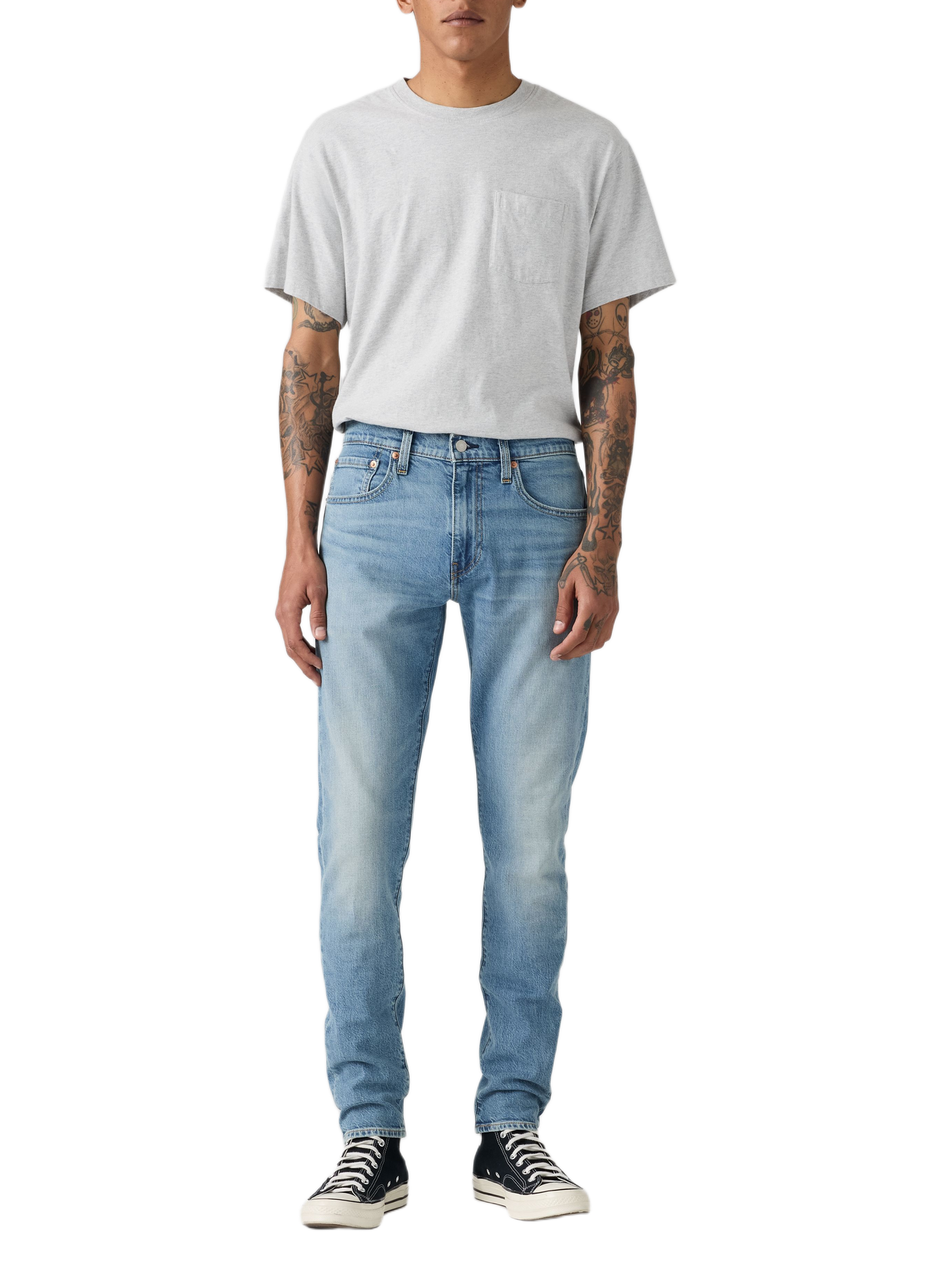 Skinny jeans 512 Taper in katoen | Blauw LEVI'S Heren