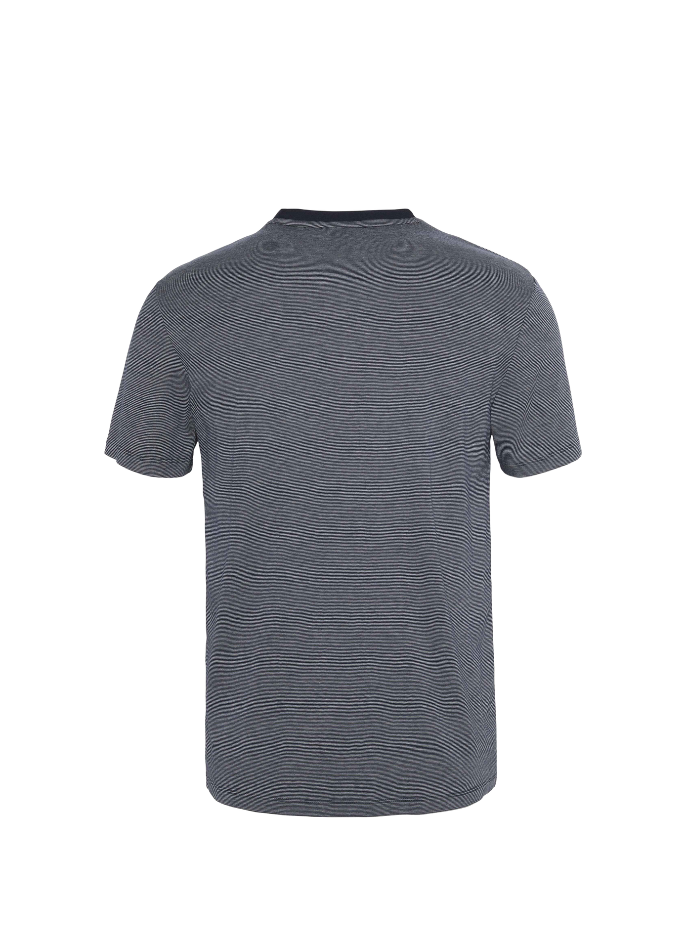 Straight-fit striped cotton crew-neck T-shirt CALVIN KLEIN Blue