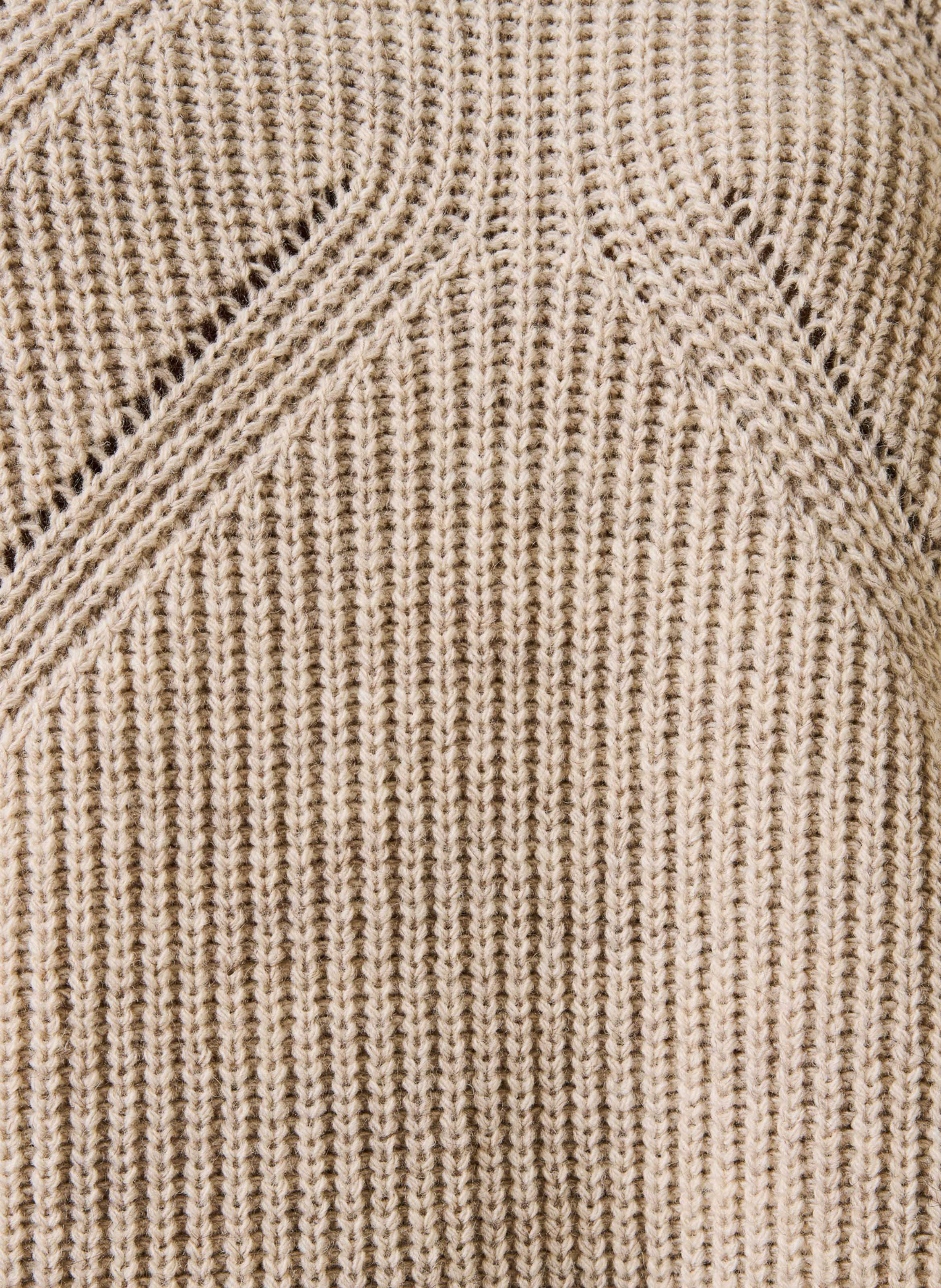 Oversized trui van een wolmix LA FEE MARABOUTEE Beige