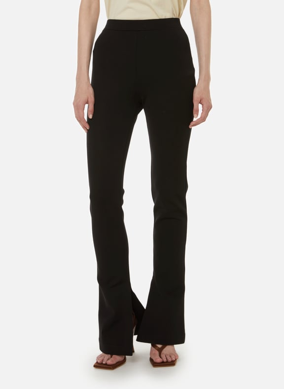 Pantalon évasé en nylon Noir by OFF-WHITE OFF-WHITE Pantalon évasé en nylon Noir