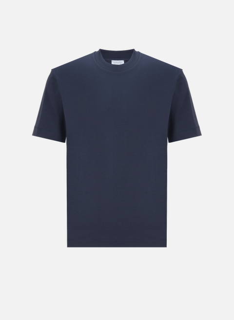 Blue cotton t-shirtSUNSPEL 