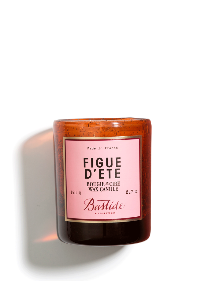 Figue d?Été wax candle - Mouth-blown glass BASTIDE