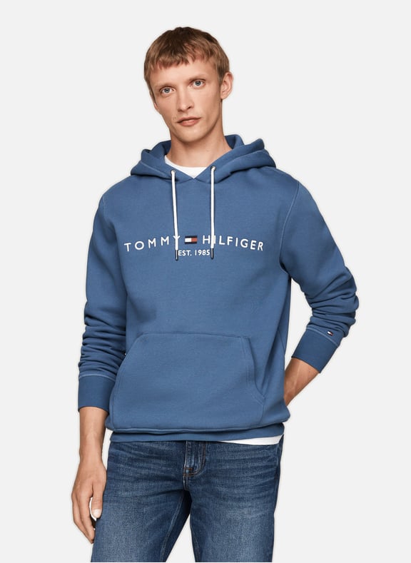 Cotton hoodie Blue by TOMMY HILFIGER TOMMY HILFIGER Cotton hoodie Blue