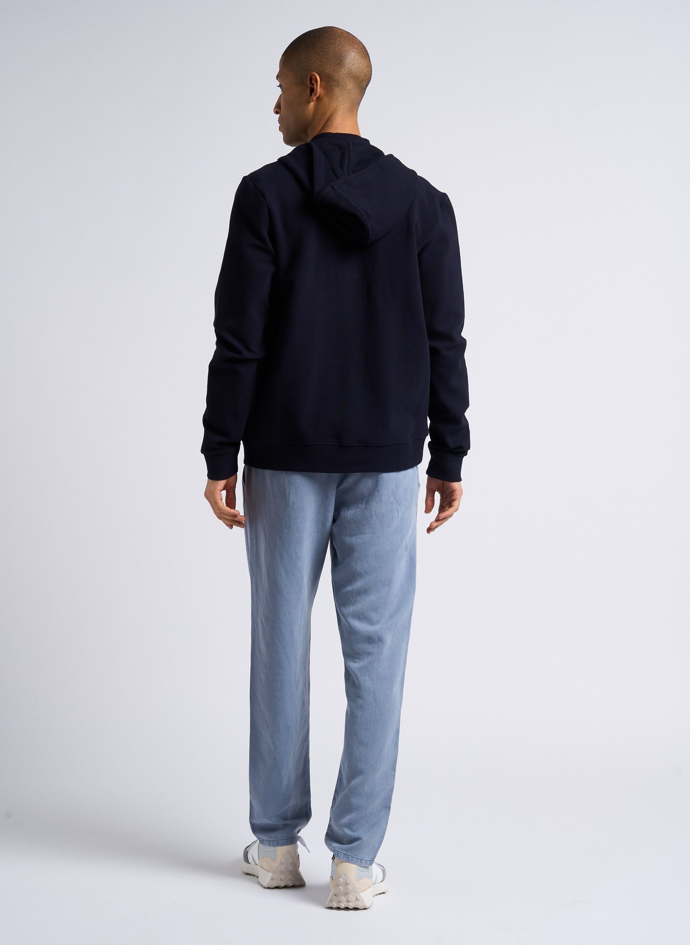 Tee-shirt col rond en coton mélangé IKKS Blanc