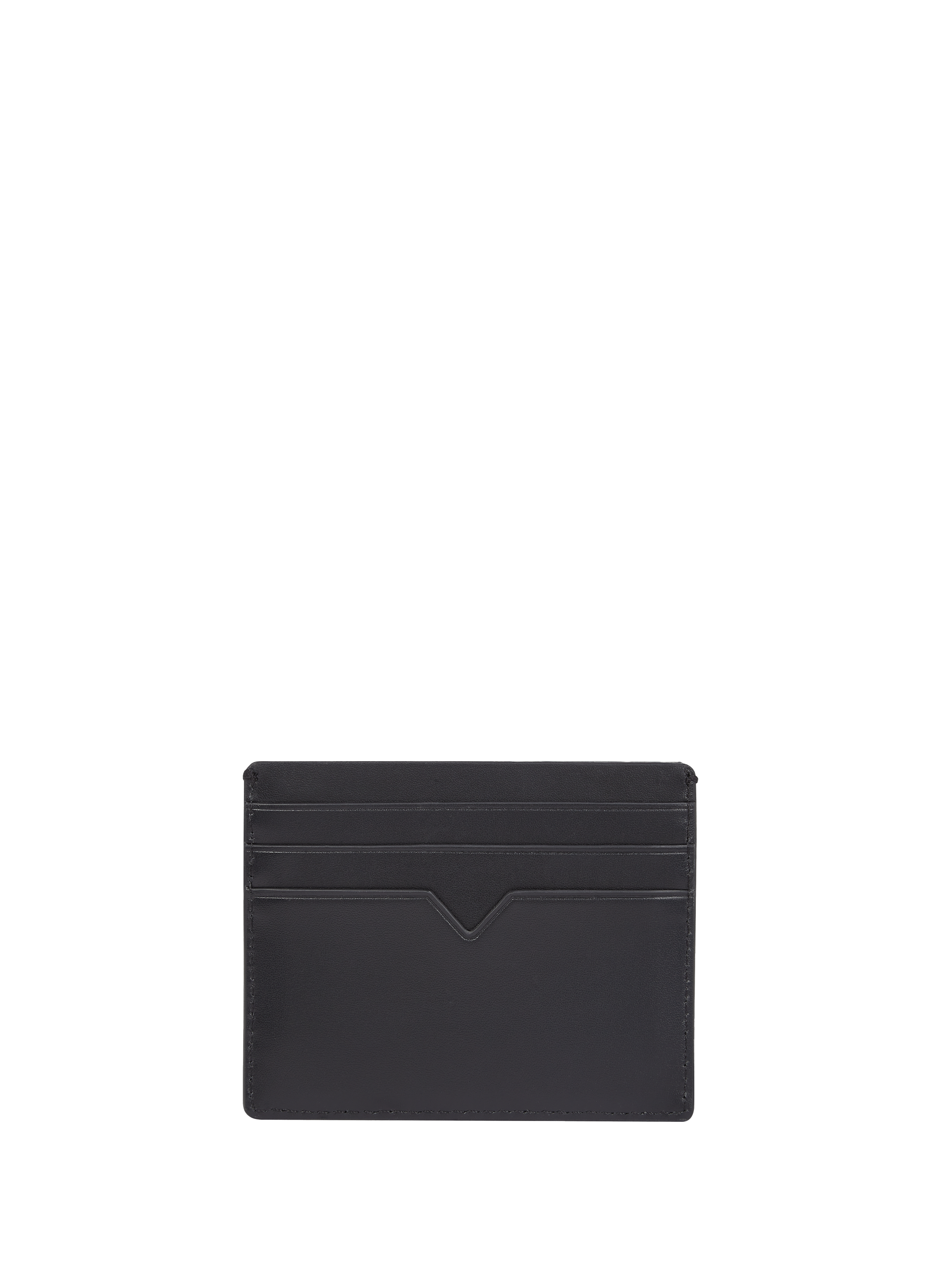 Porte-cartes en cuir TOMMY HILFIGER Noir