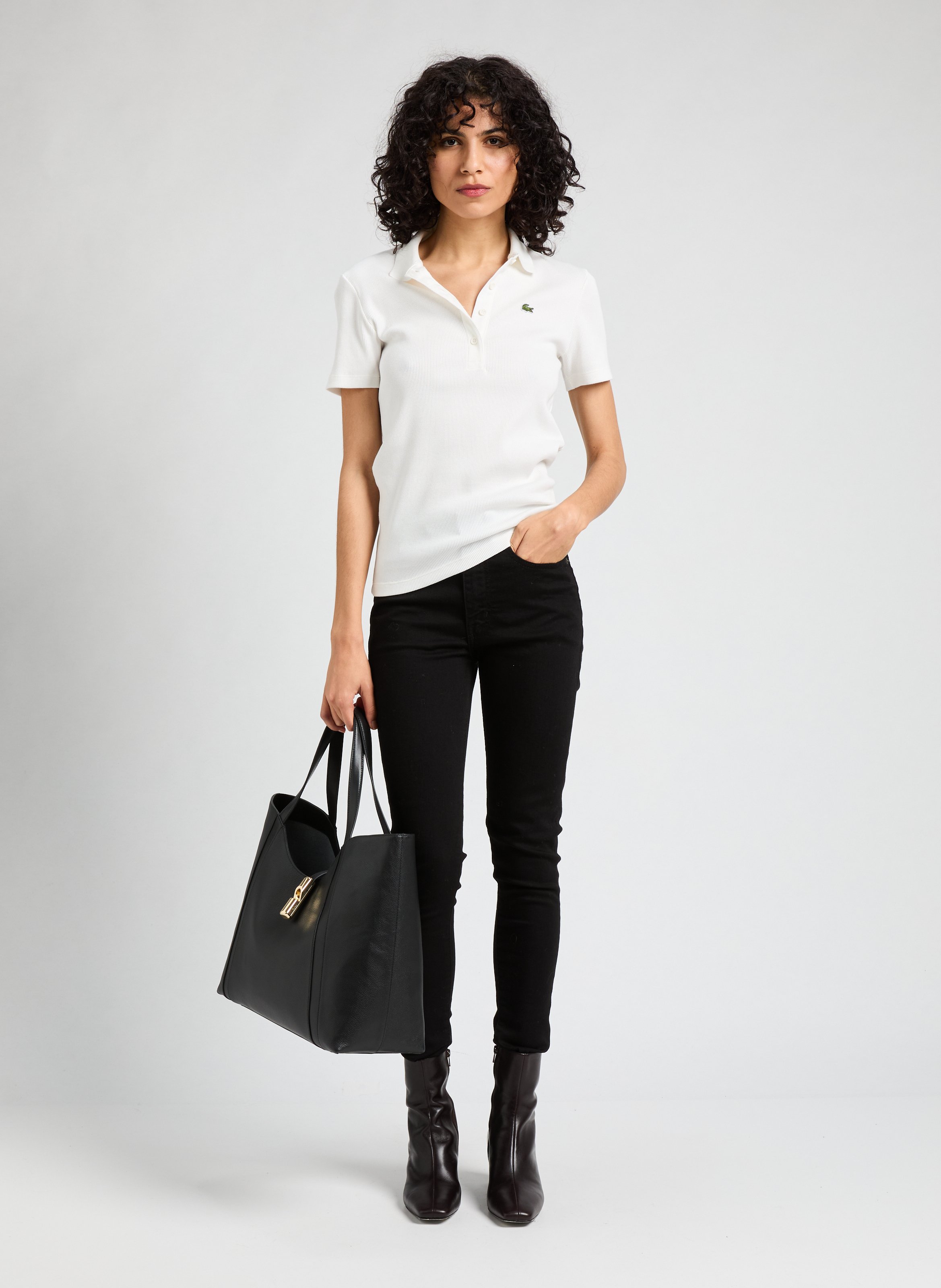 Jean skinny taille haute LEVI'S Noir