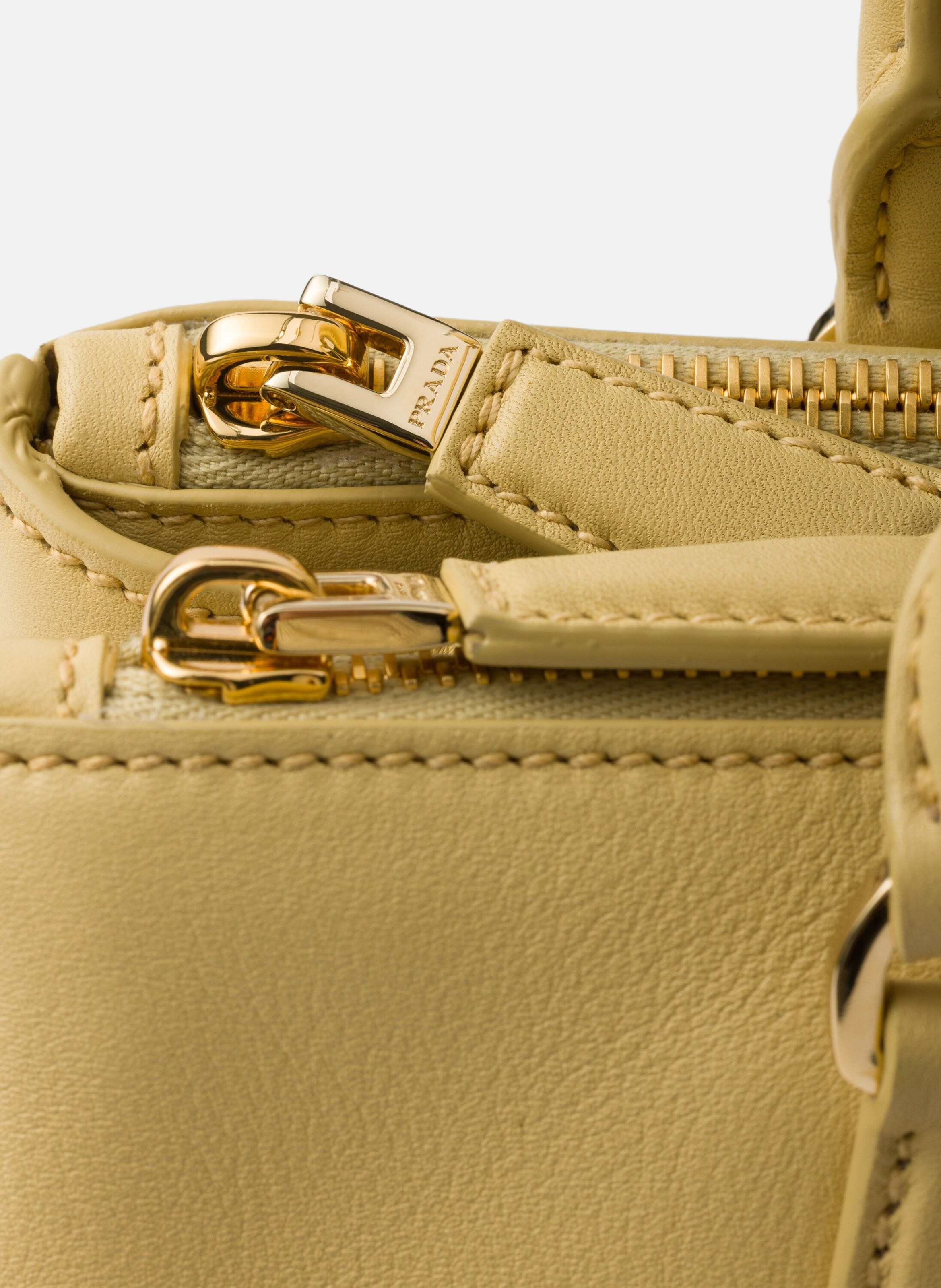 Sac prada galleria en cuir PRADA Jaune