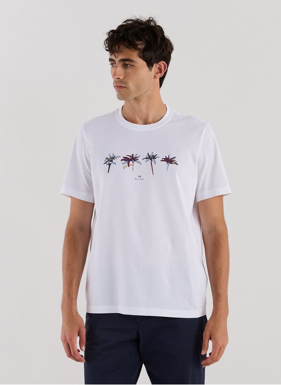 Classic Cotton T-Shirt White by PAUL SMITH PAUL SMITH Classic Cotton T-Shirt White