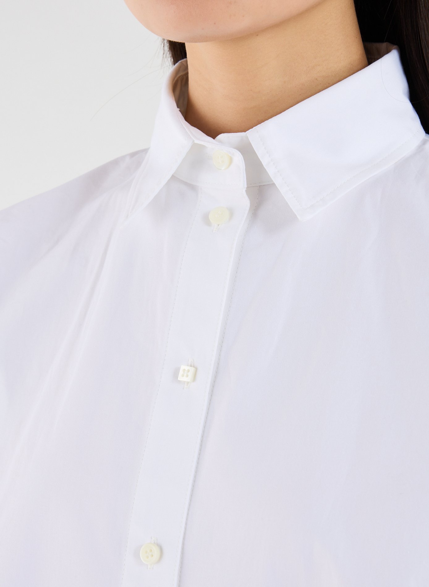 Men's Cotton Shirt JACQUEMUS White