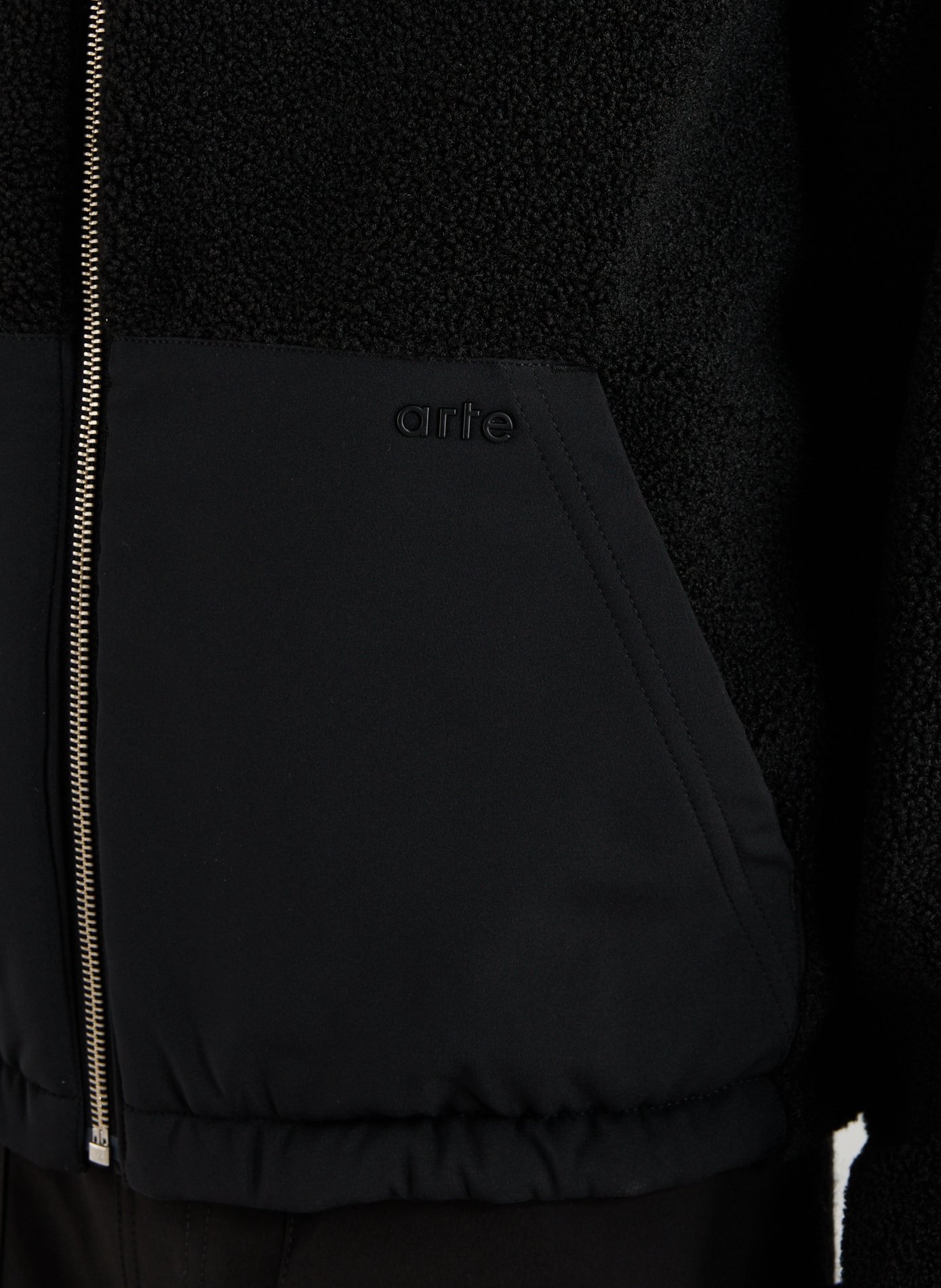 Blouson ample à capuche ARTE ANTWERP Noir
