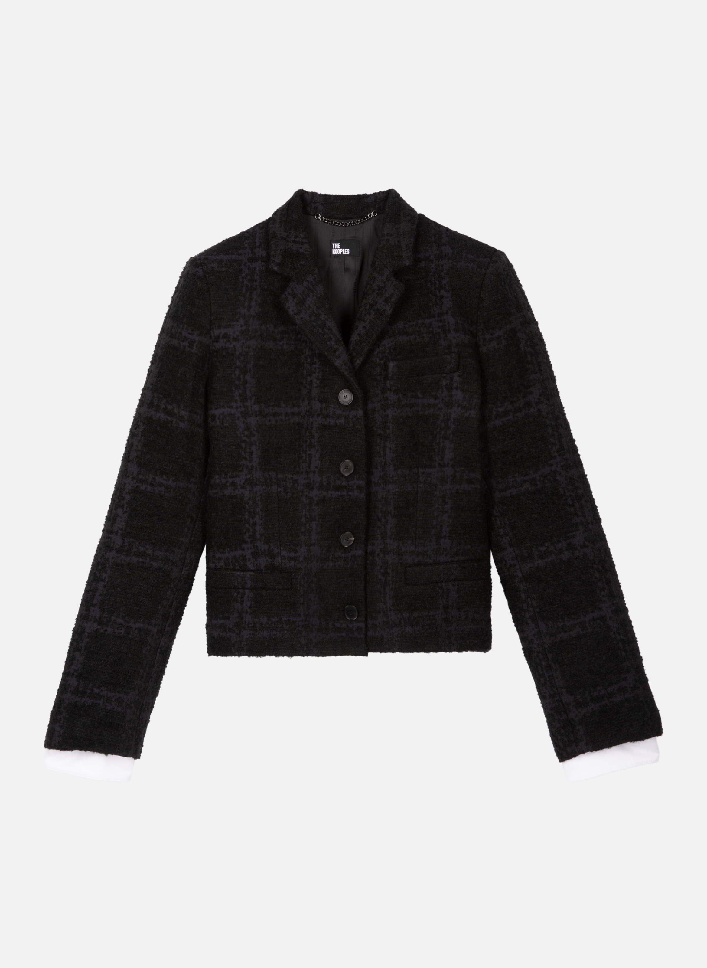 Veste tailleur courte THE KOOPLES Bleu