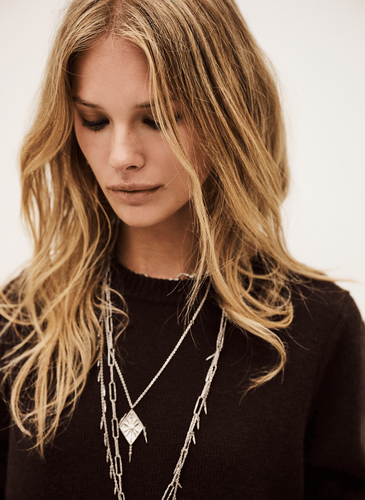 Robe courte en laine mélangée tess BA&SH Marron