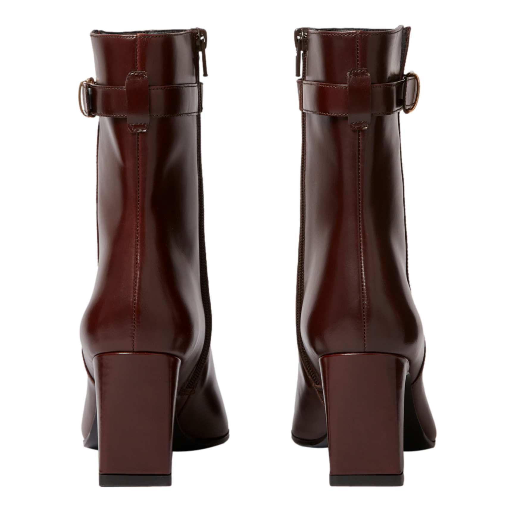 Bottines en cuir anderson CLAUDIE PIERLOT Marron
