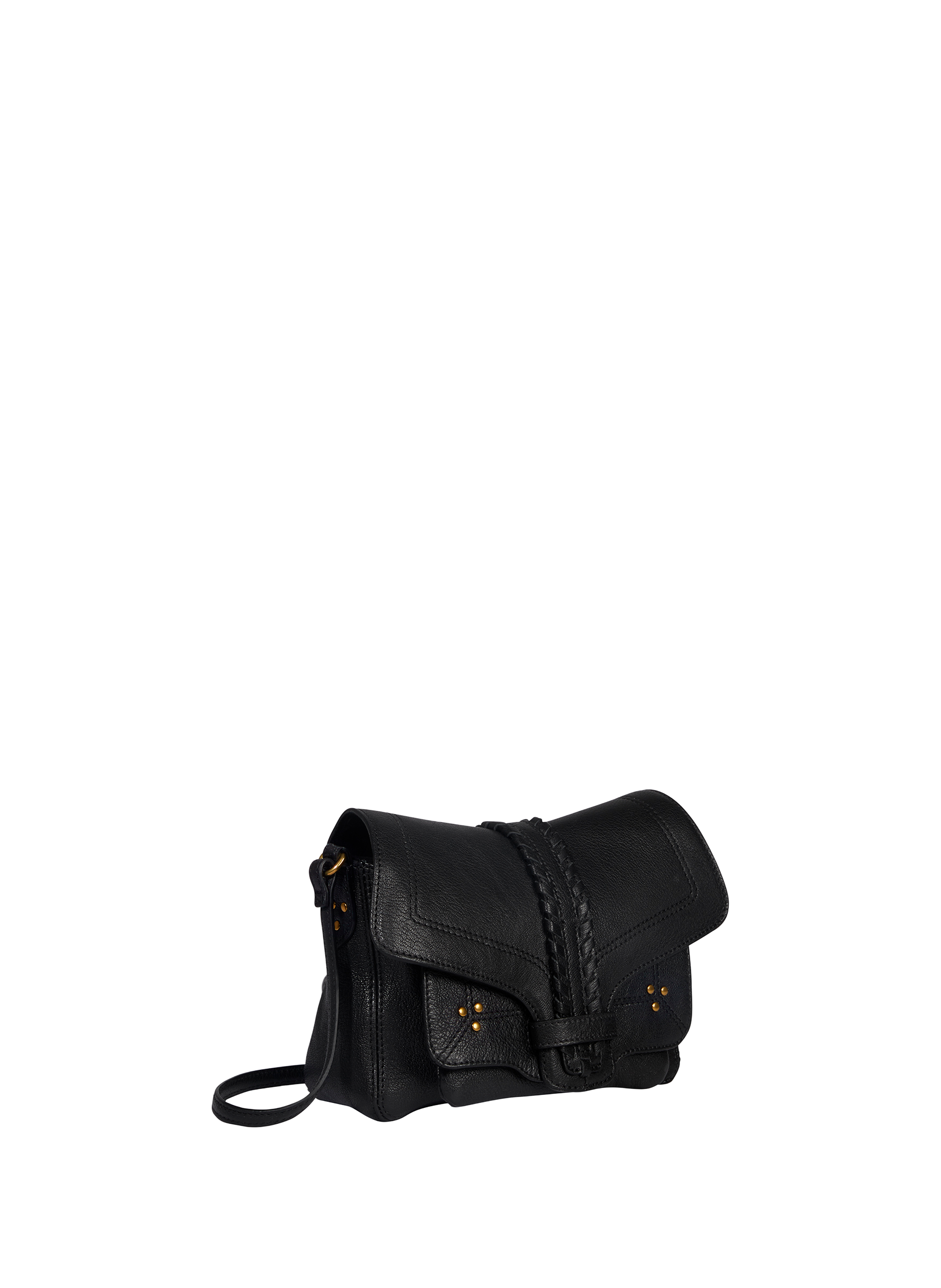 Harry S goat leather shoulder bag JÉRÔME DREYFUSS Black
