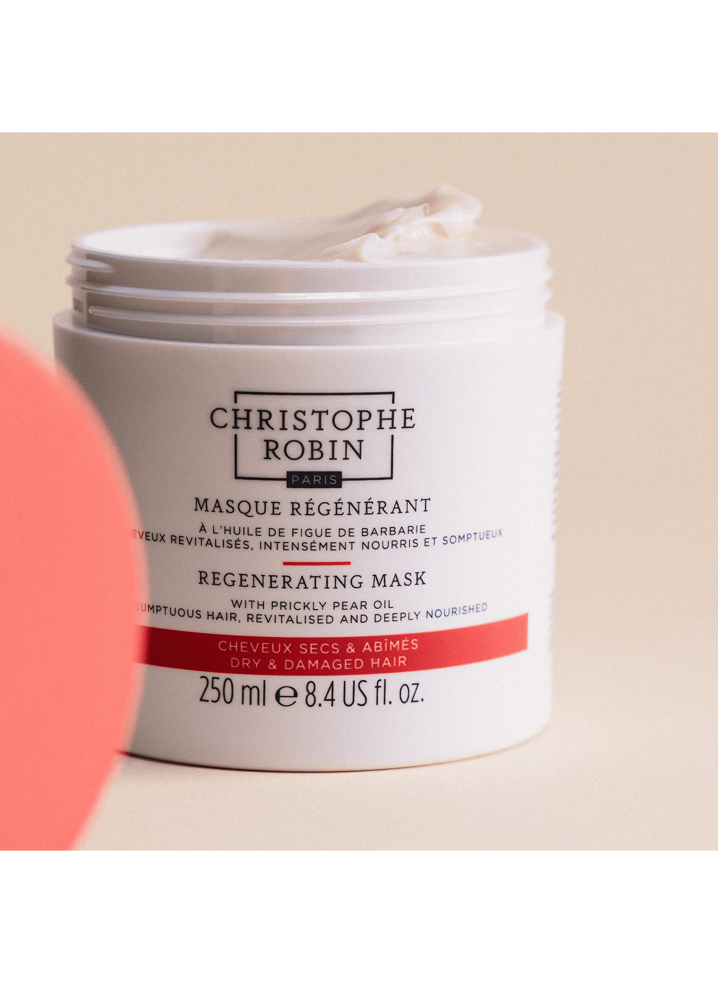 Masque régénérant à l&#039;huile de fique de barbarie CHRISTOPHE ROBIN No color