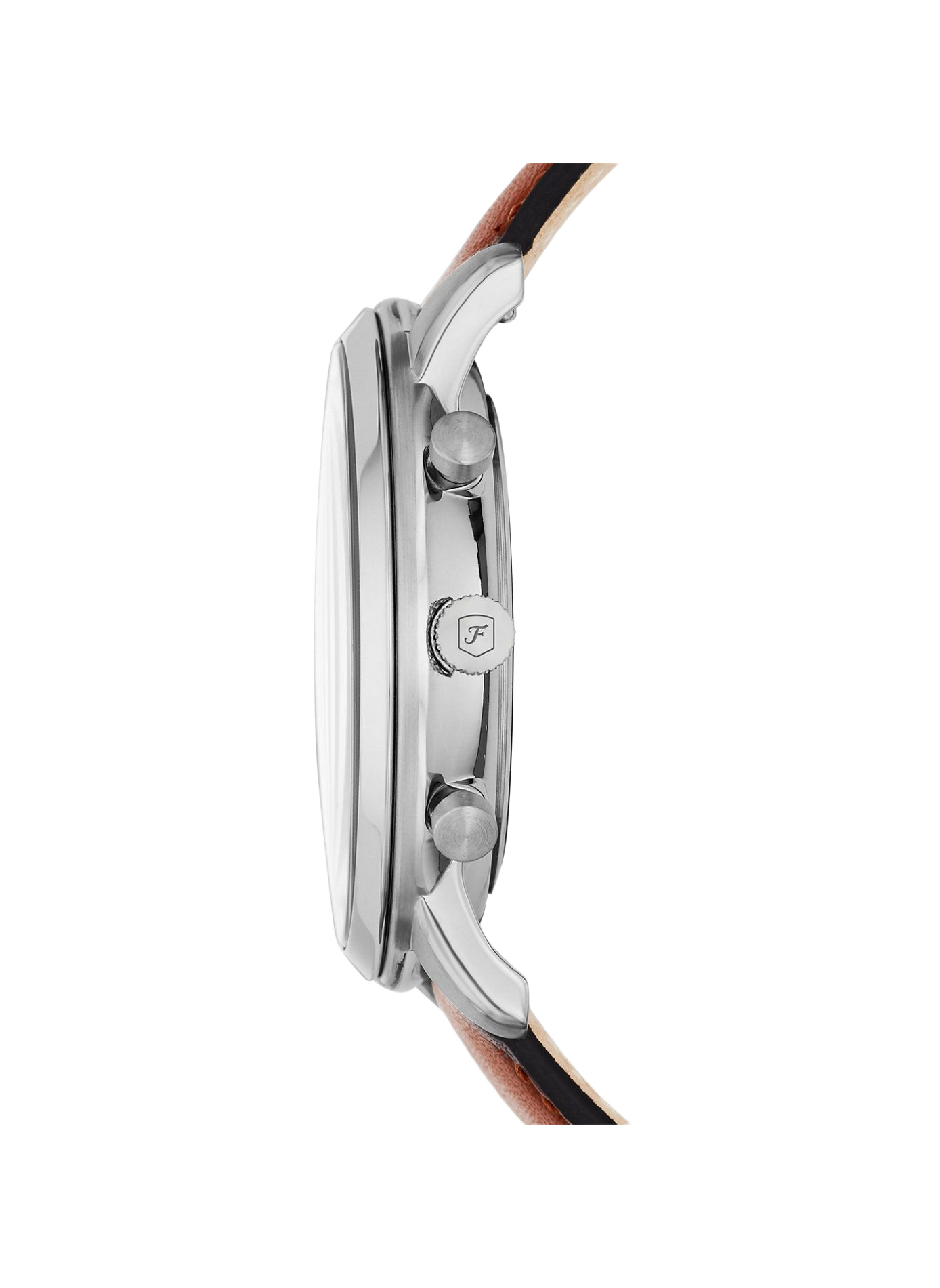 Montre quartz bracelet en cuir FOSSIL Bleu