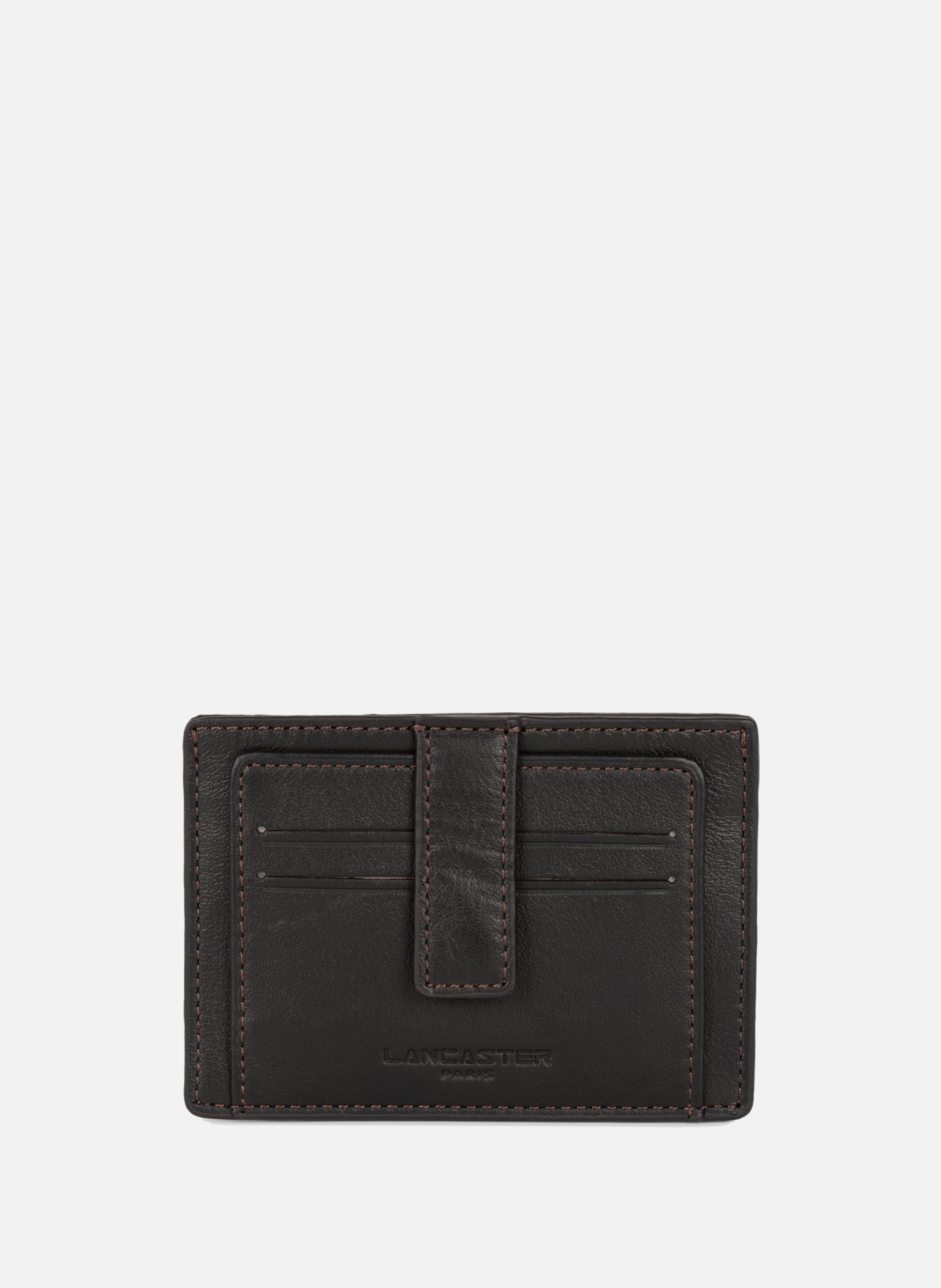 LANCASTER Porte-cartes - soft vintage Marron