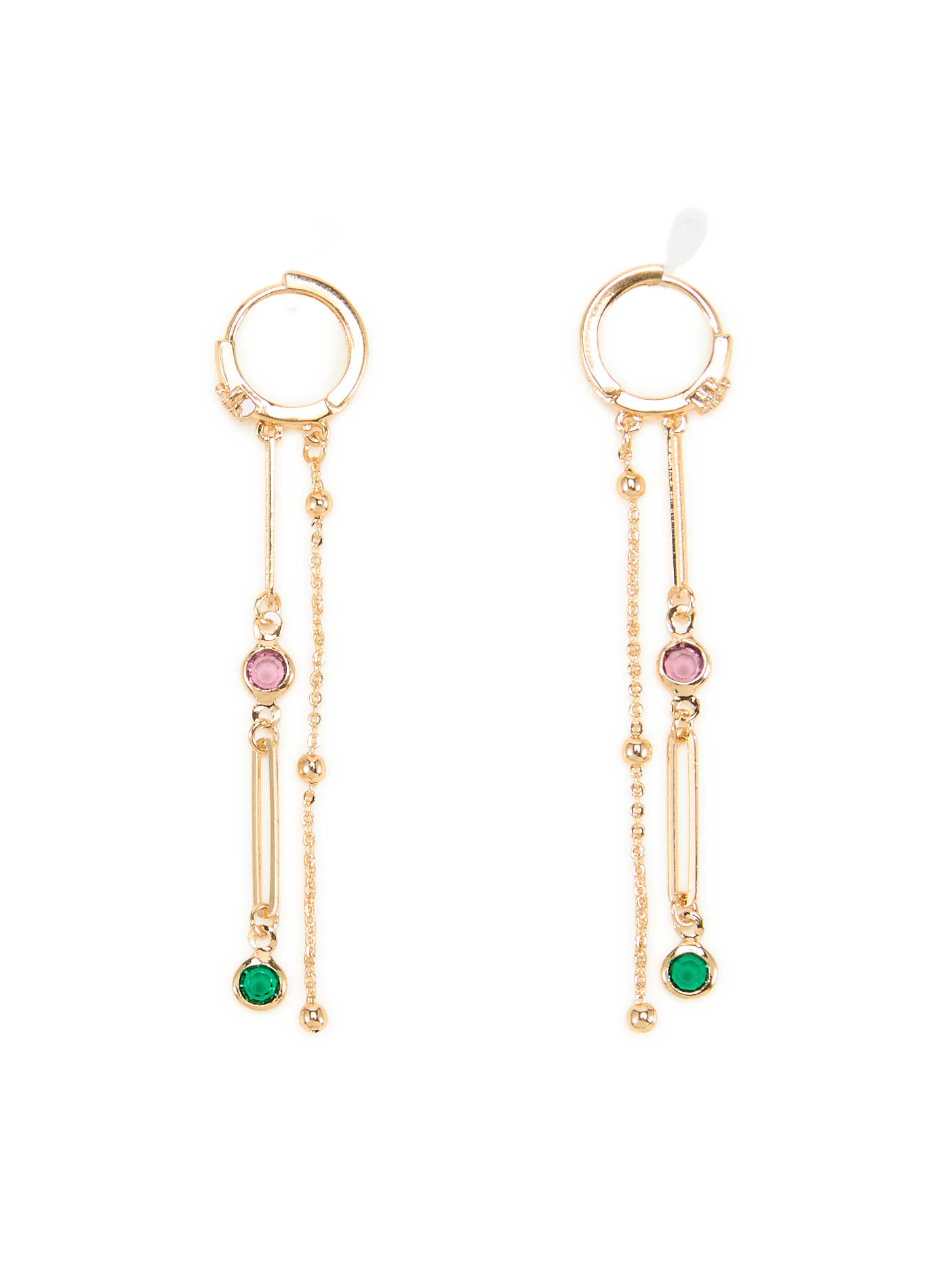 Boucles d'oreilles pendantes AU PRINTEMPS PARIS Doré