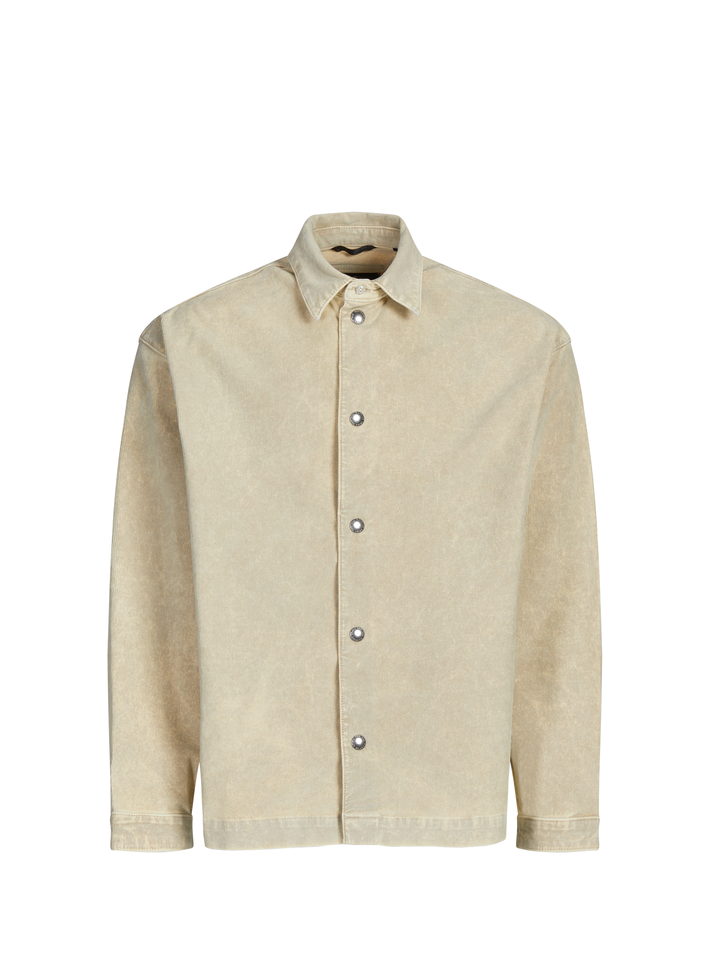 Chemise droite velours côtelé en coton mélangé 7 FOR ALL MANKIND Beige