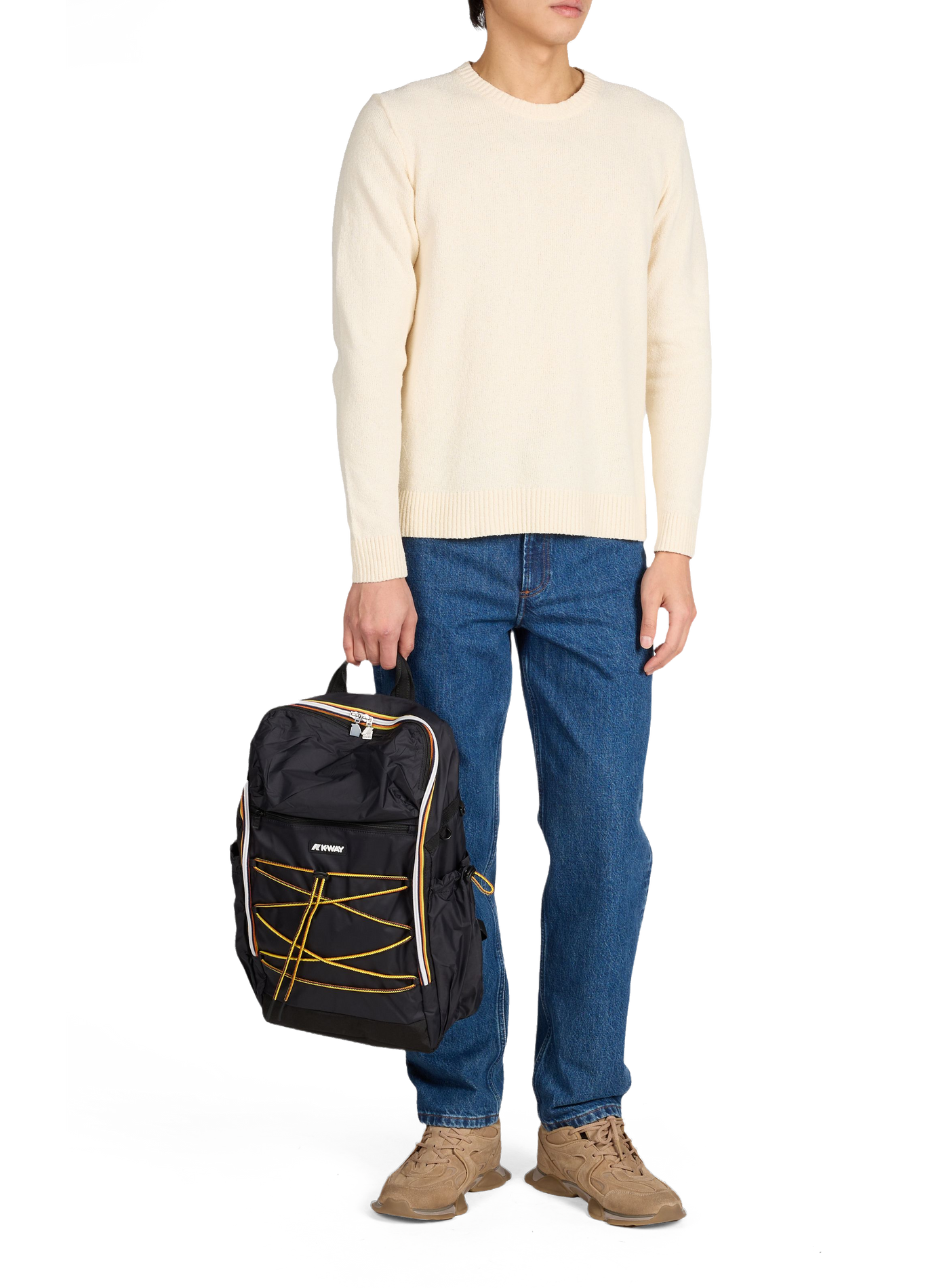 Cotton-blend jumper AU PRINTEMPS PARIS Beige