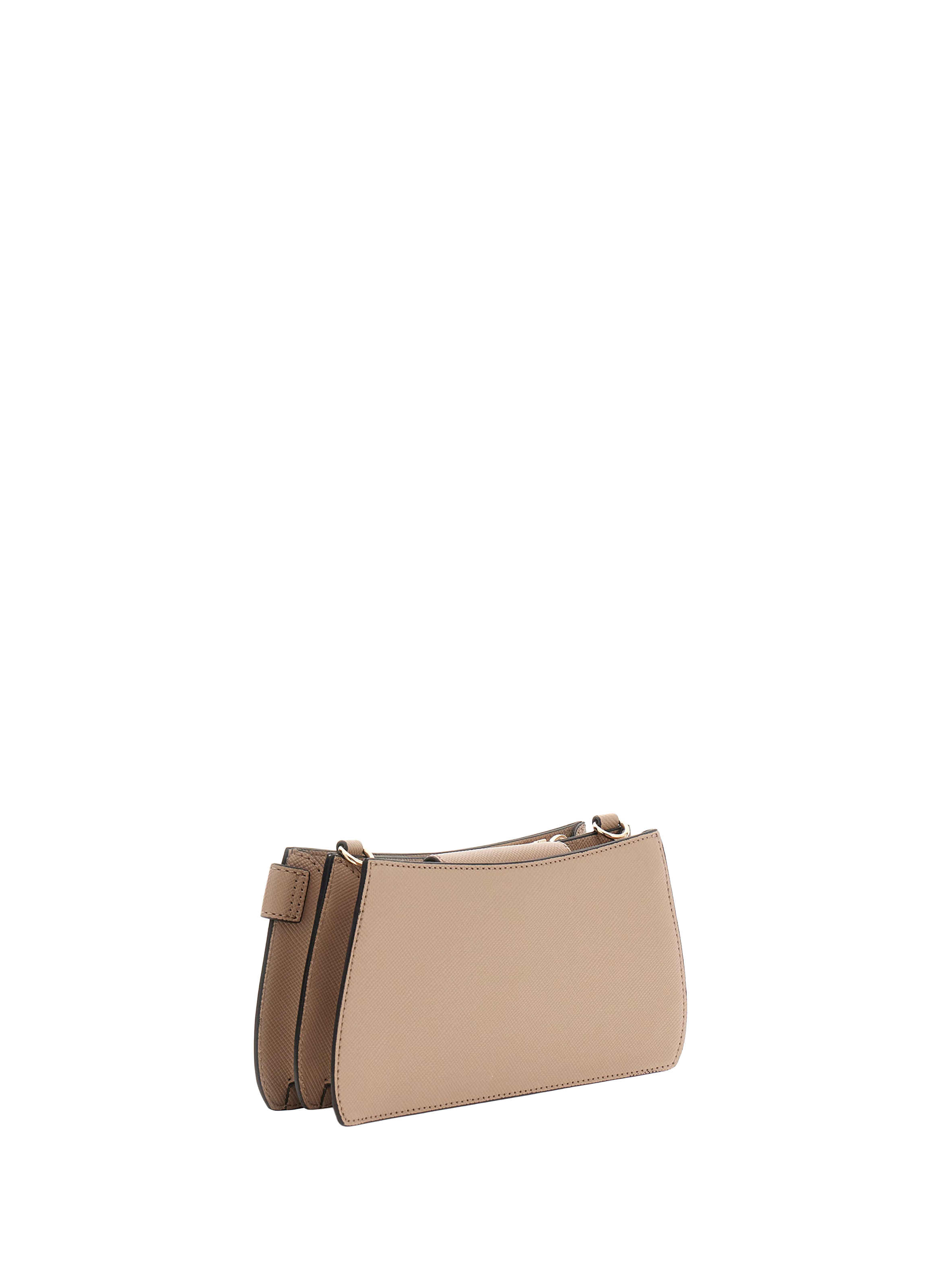 Mini sac bandoulière Serenova Saffiano Marron