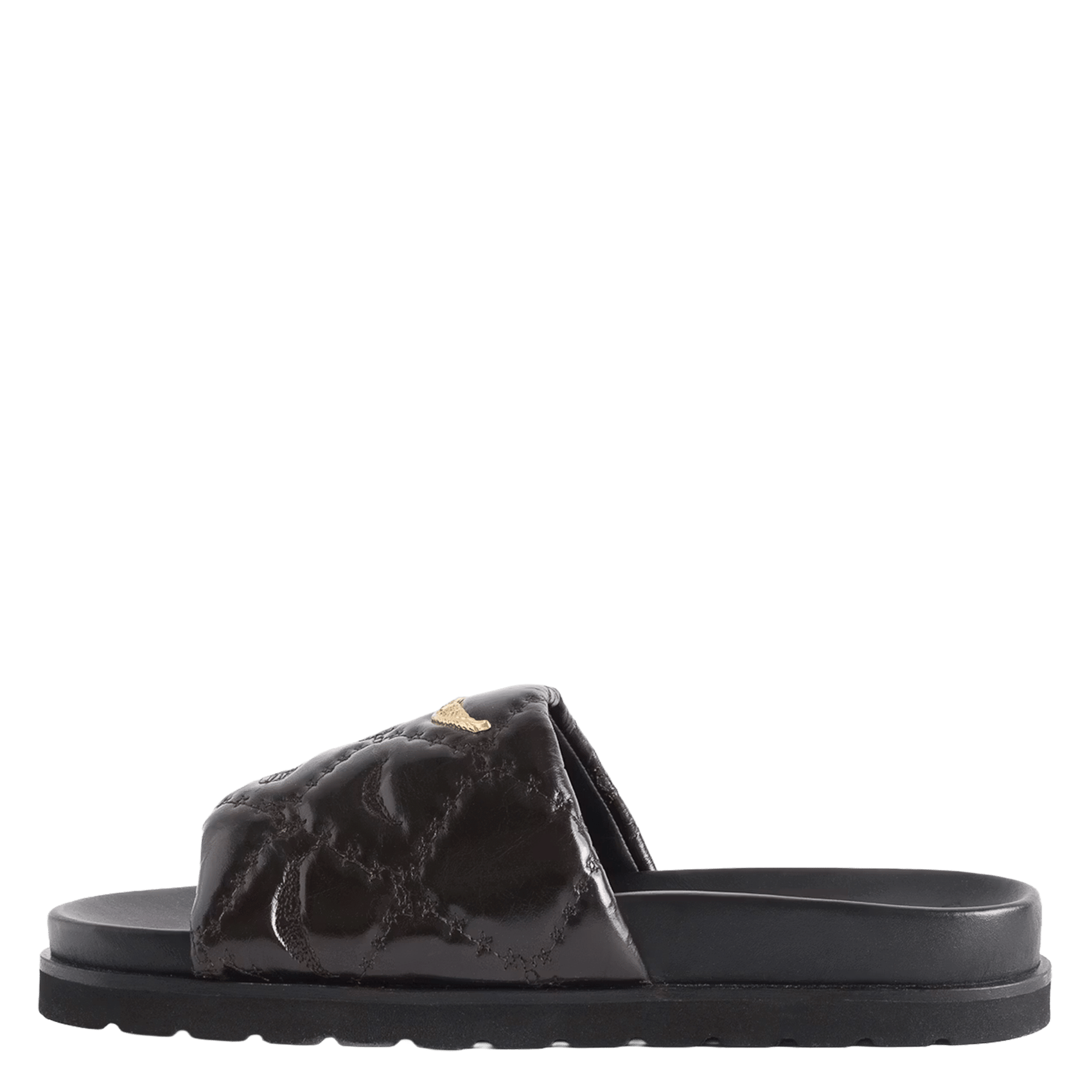 Mules en cuir teddy ZADIG&VOLTAIRE Marron