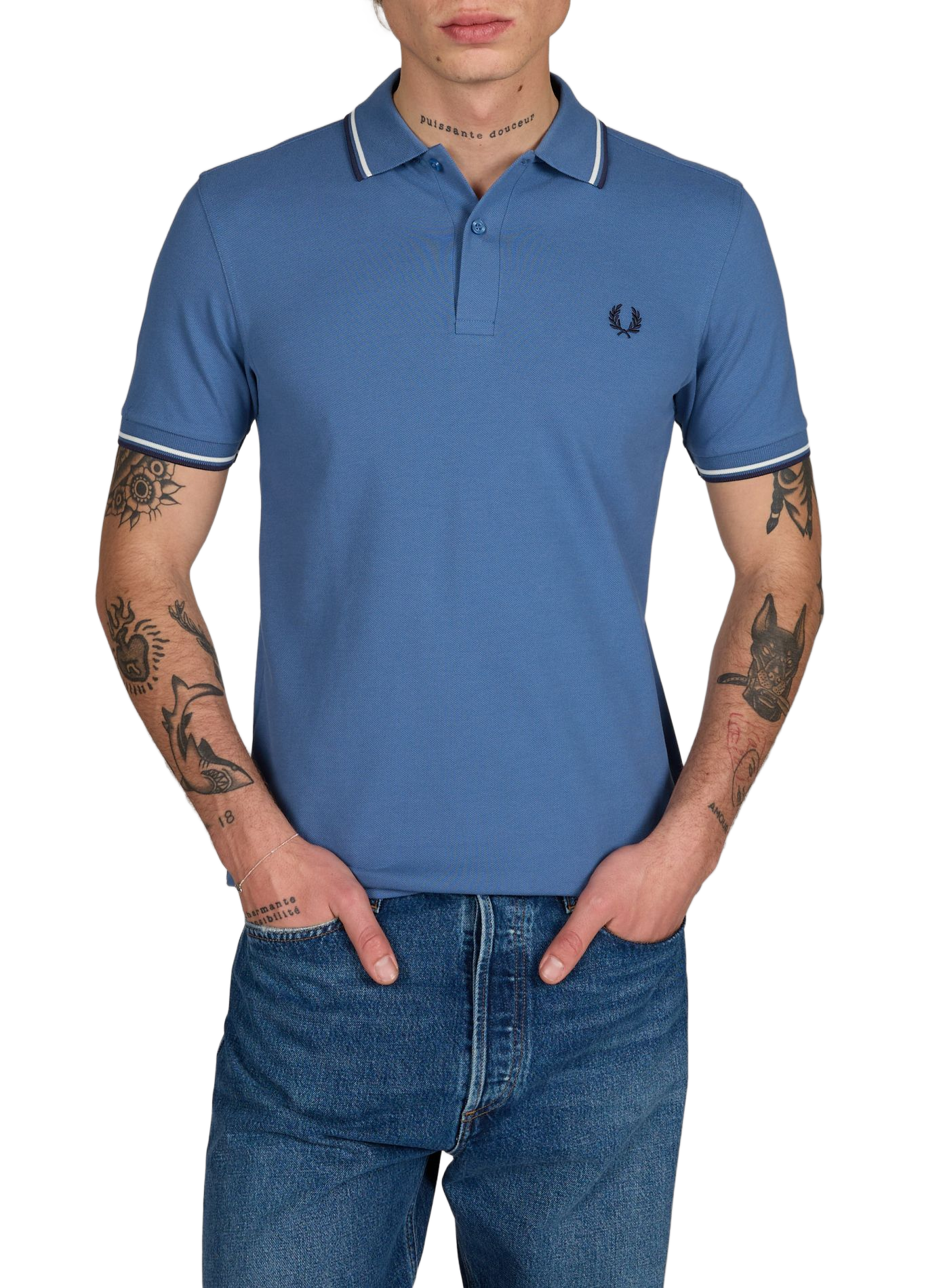 Cotton polo shirt FRED PERRY Blue