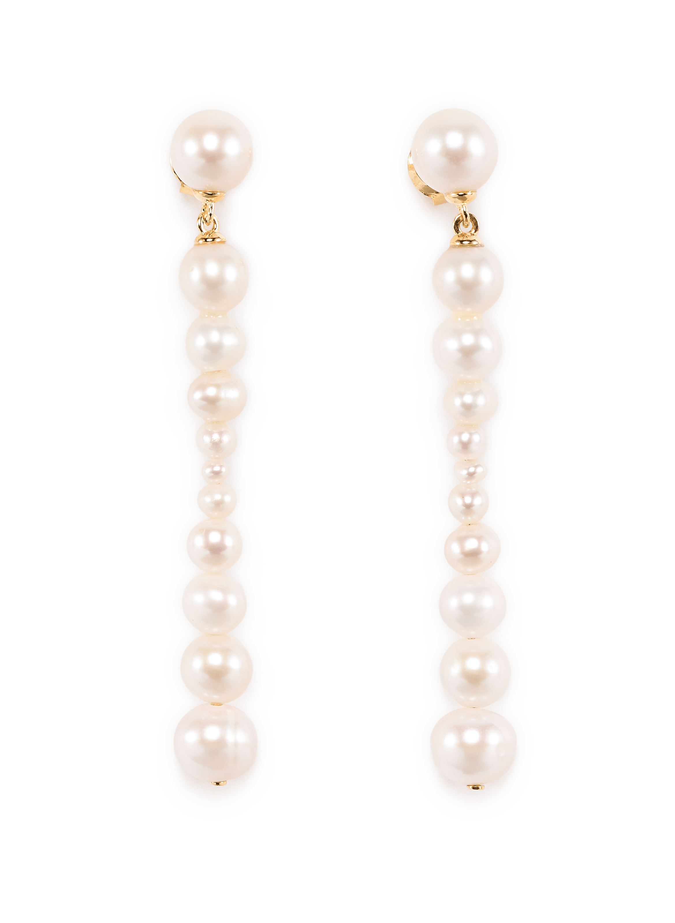 Olga freshwater pearl earrings RAGBAG White