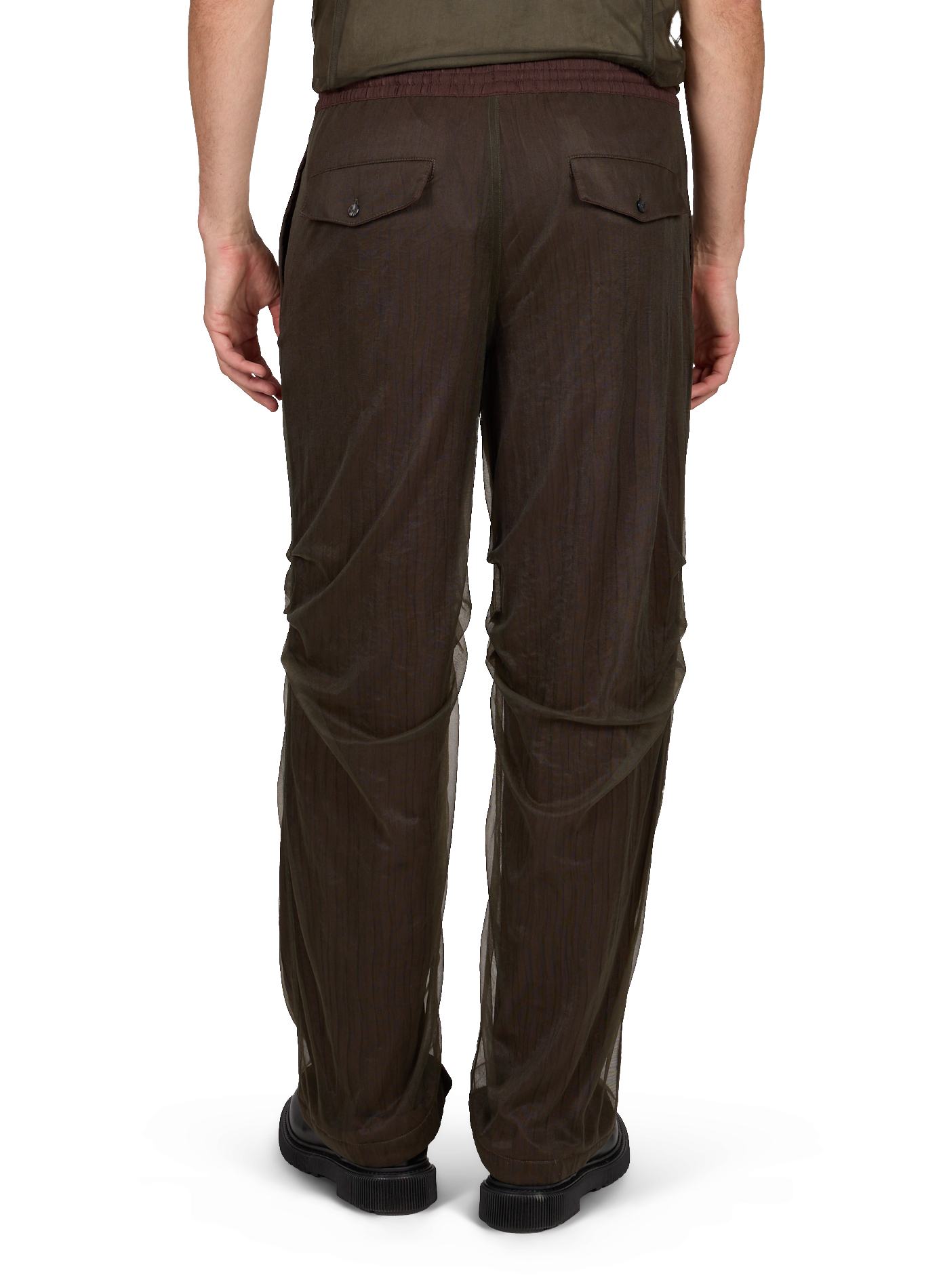 Pantalón fluido con forro ANDERSSON BELL Caqui