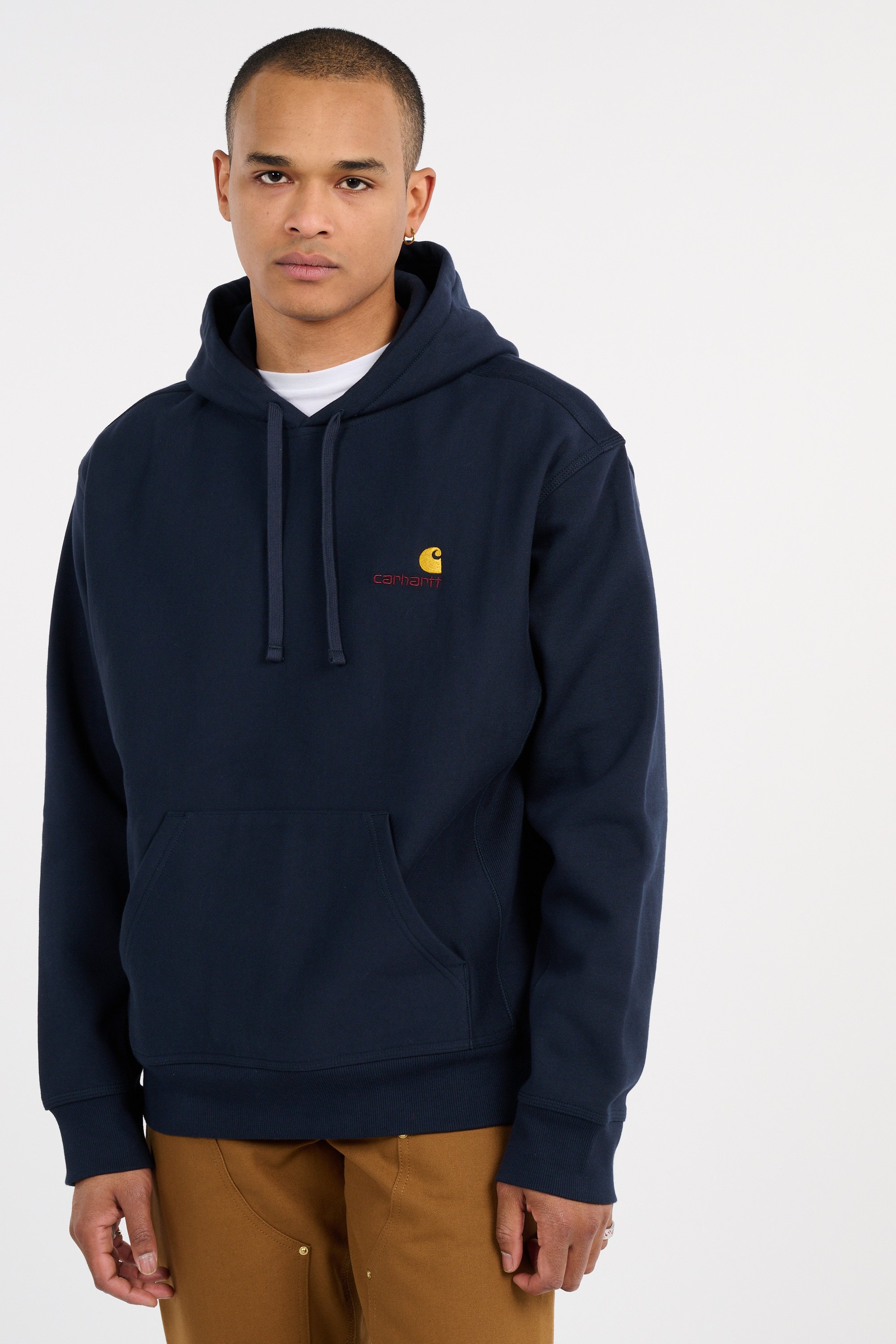 Hoodie american script CARHARTT WIP Bleu