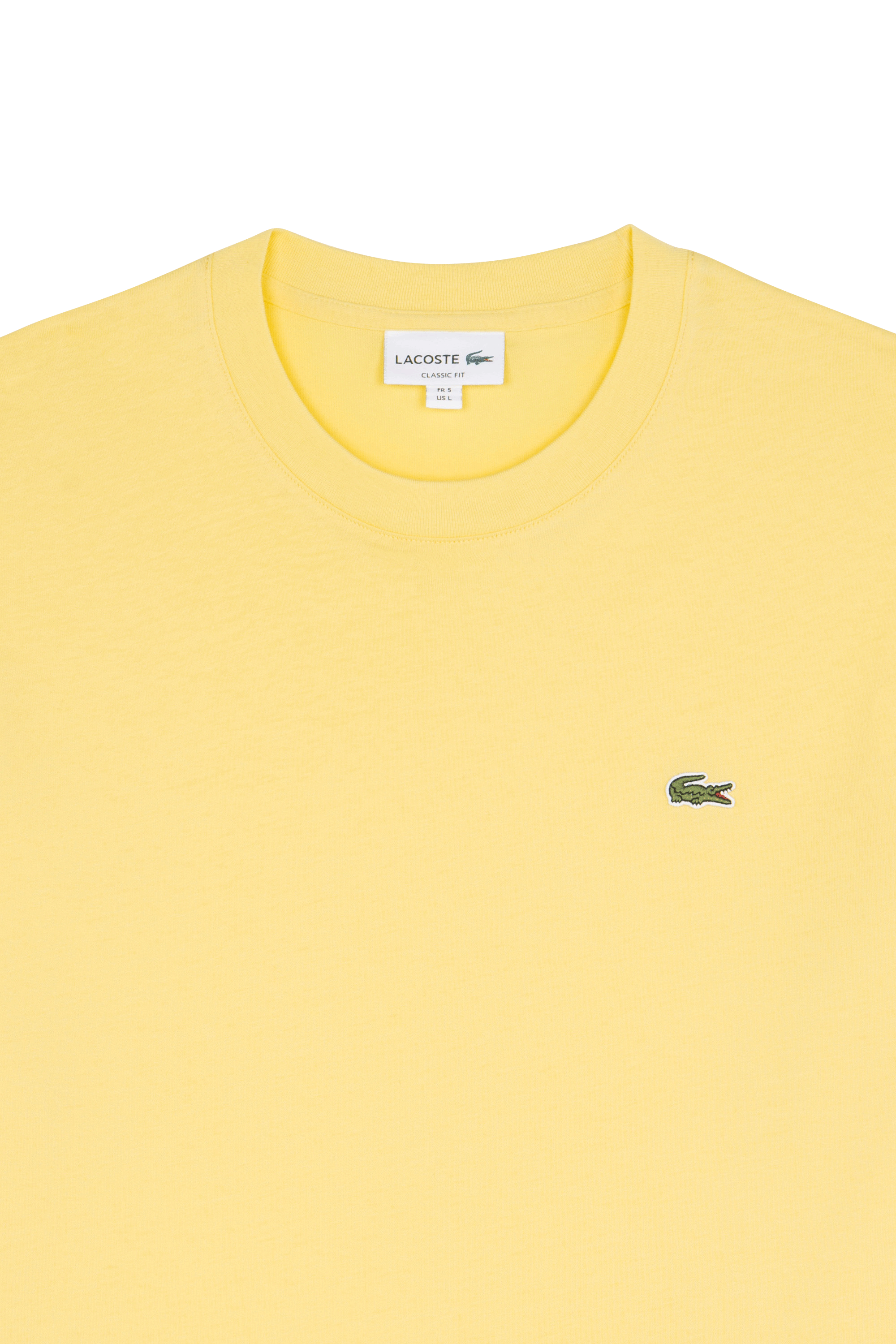 T-shirt LACOSTE Jaune