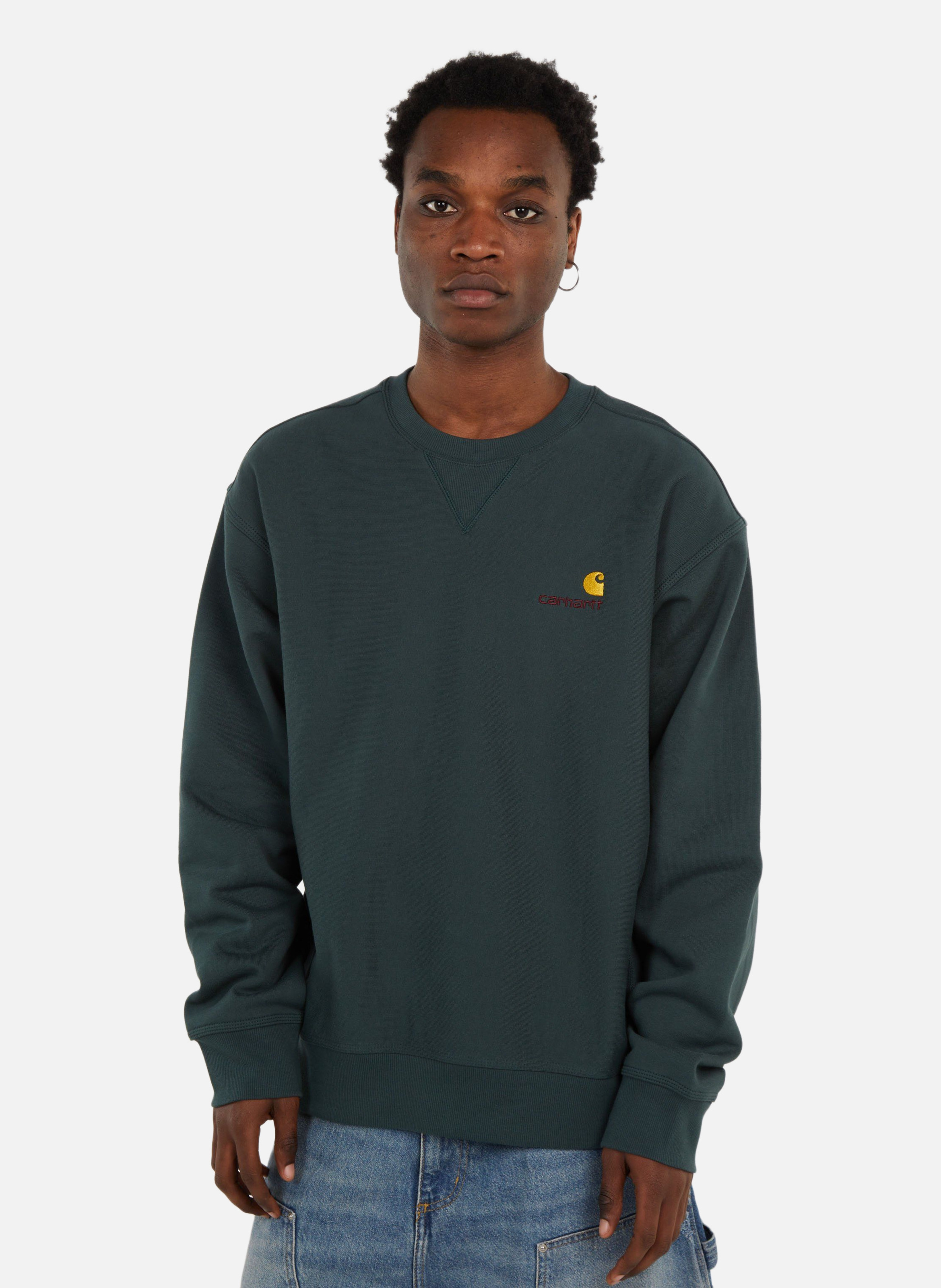 Sweatshirt american script CARHARTT WIP Vert